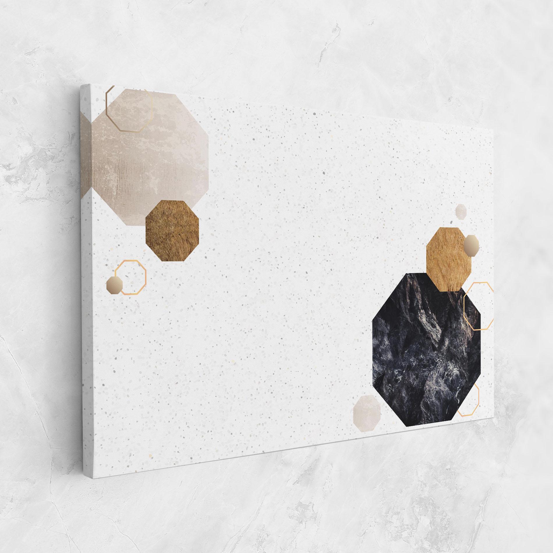 Tablou Canvas Big Hexagon mockup 1