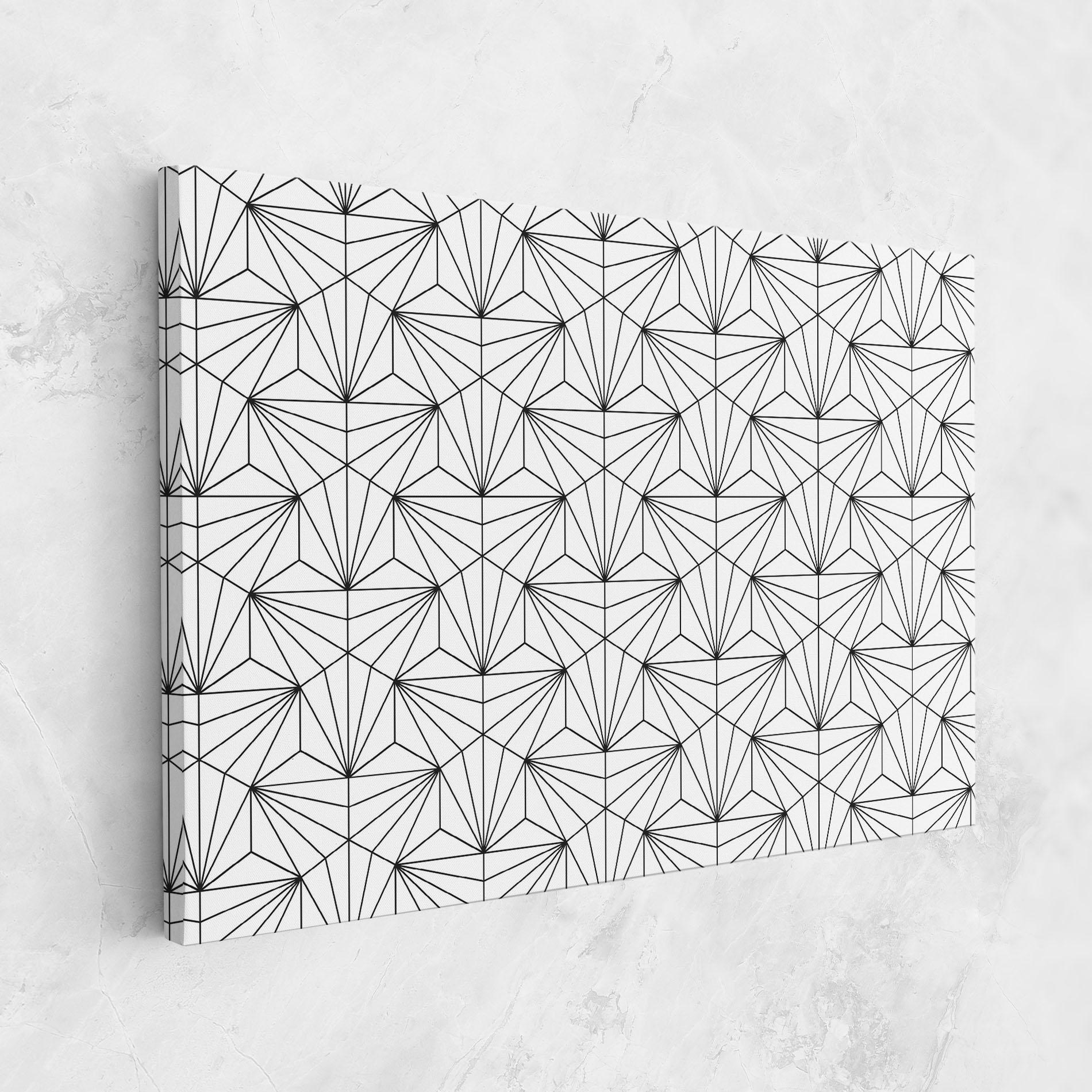 Tablou Canvas Black Triangle mockup 1