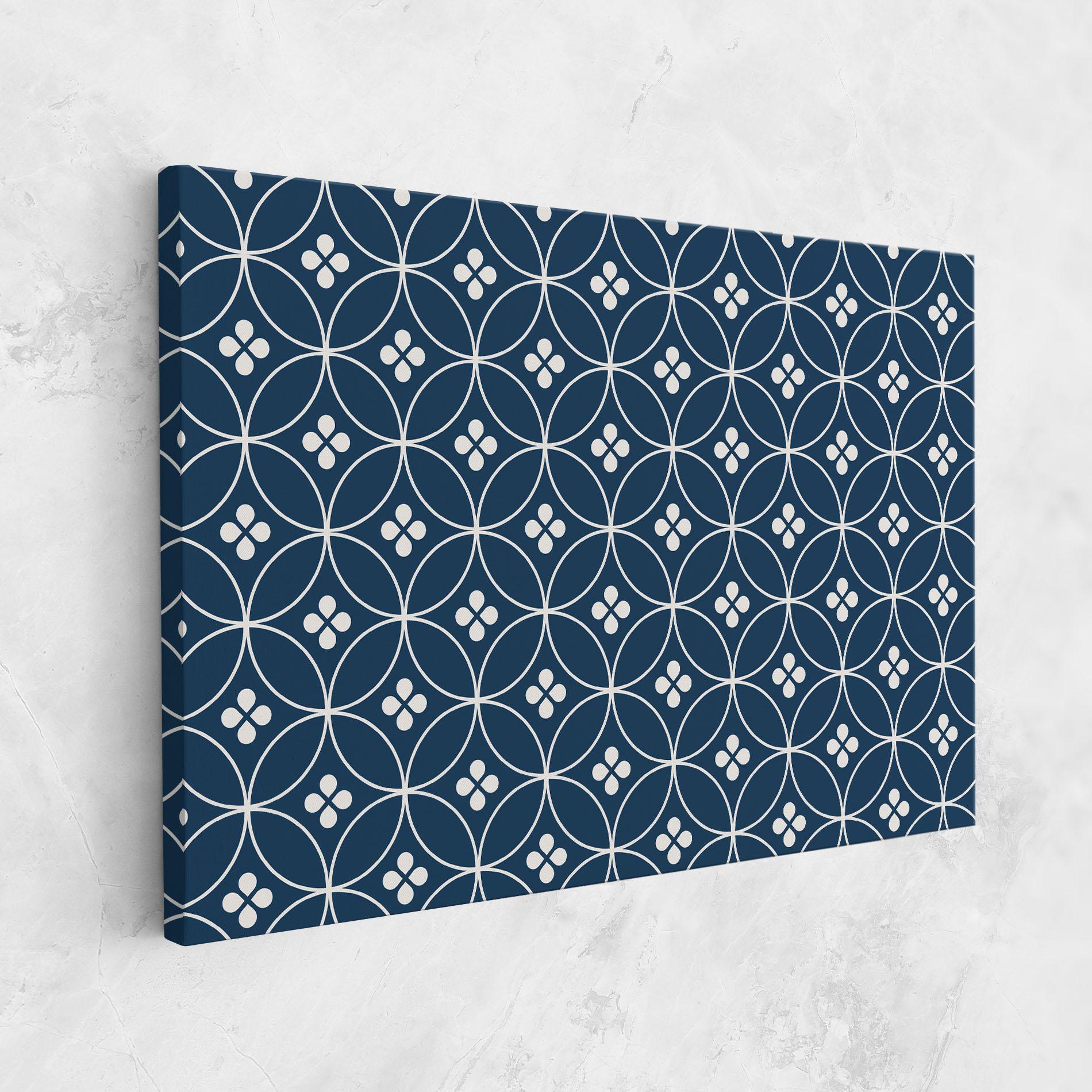 Tablou Canvas Blue Circle mockup 1