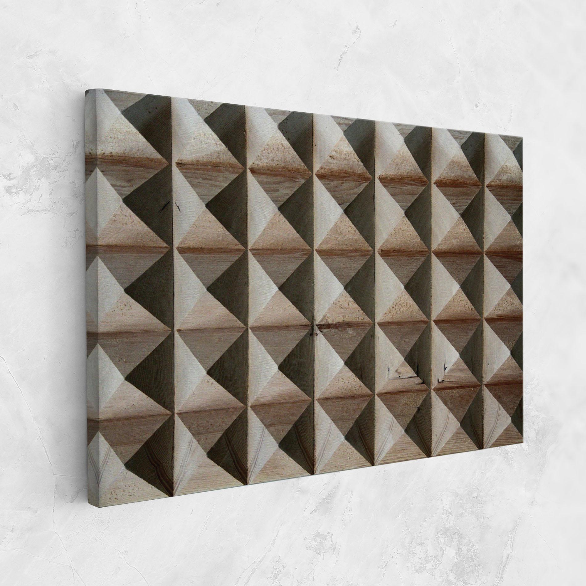 Tablou Canvas Cream Pyramid mockup 1