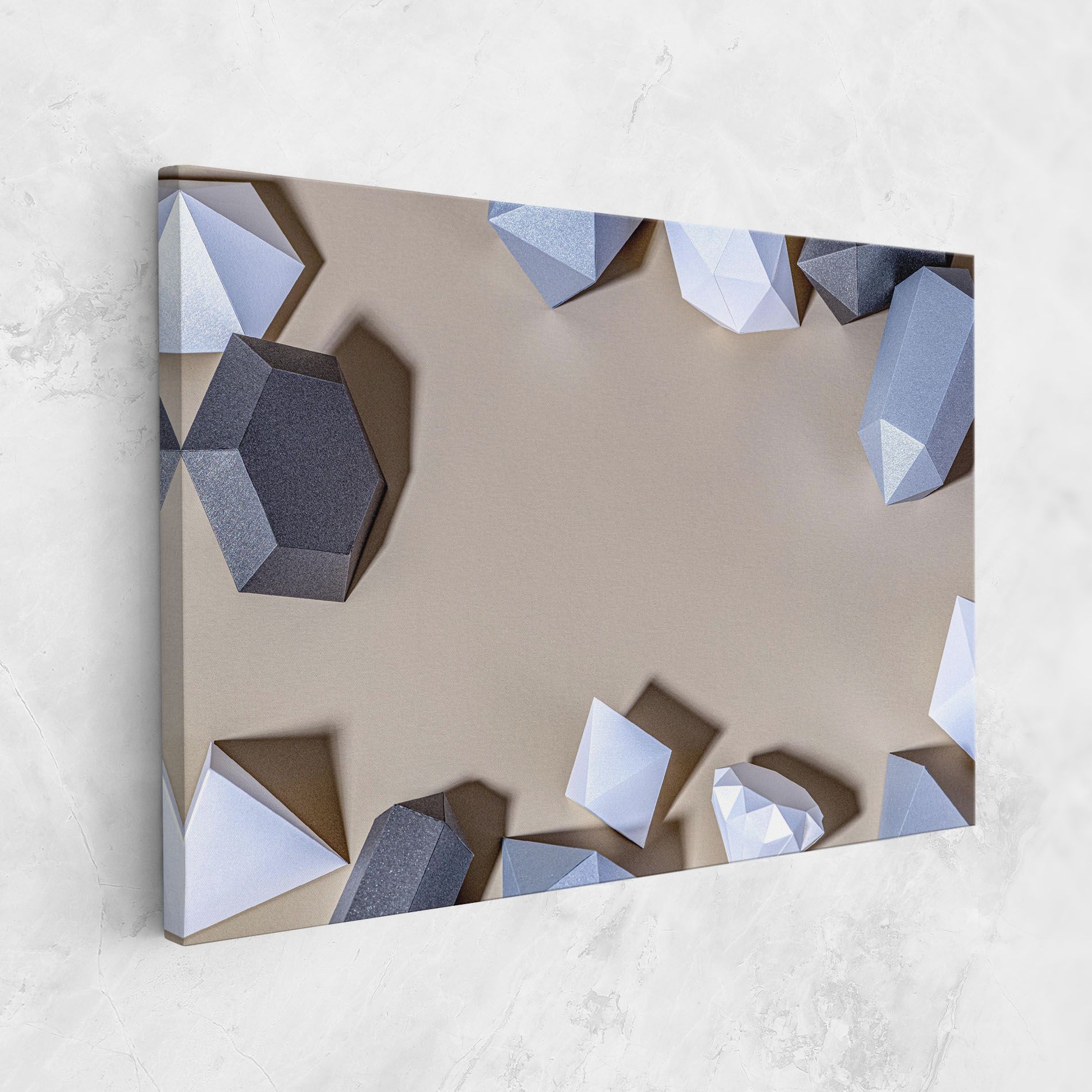 Geometric 3d Shapes mockup 1