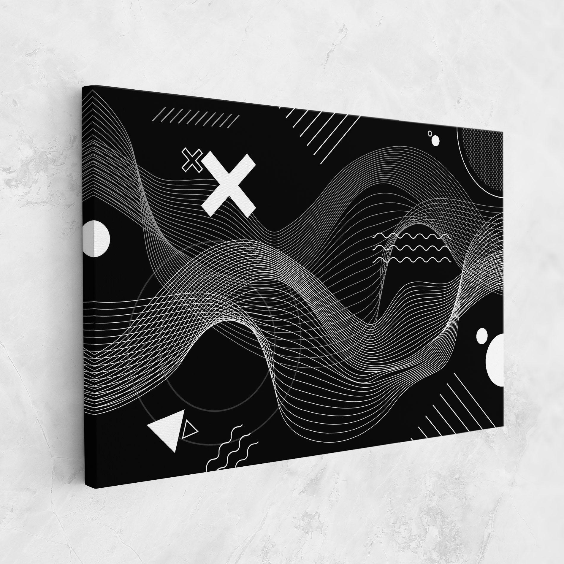 Tablou Canvas Geometric Lines mockup 1