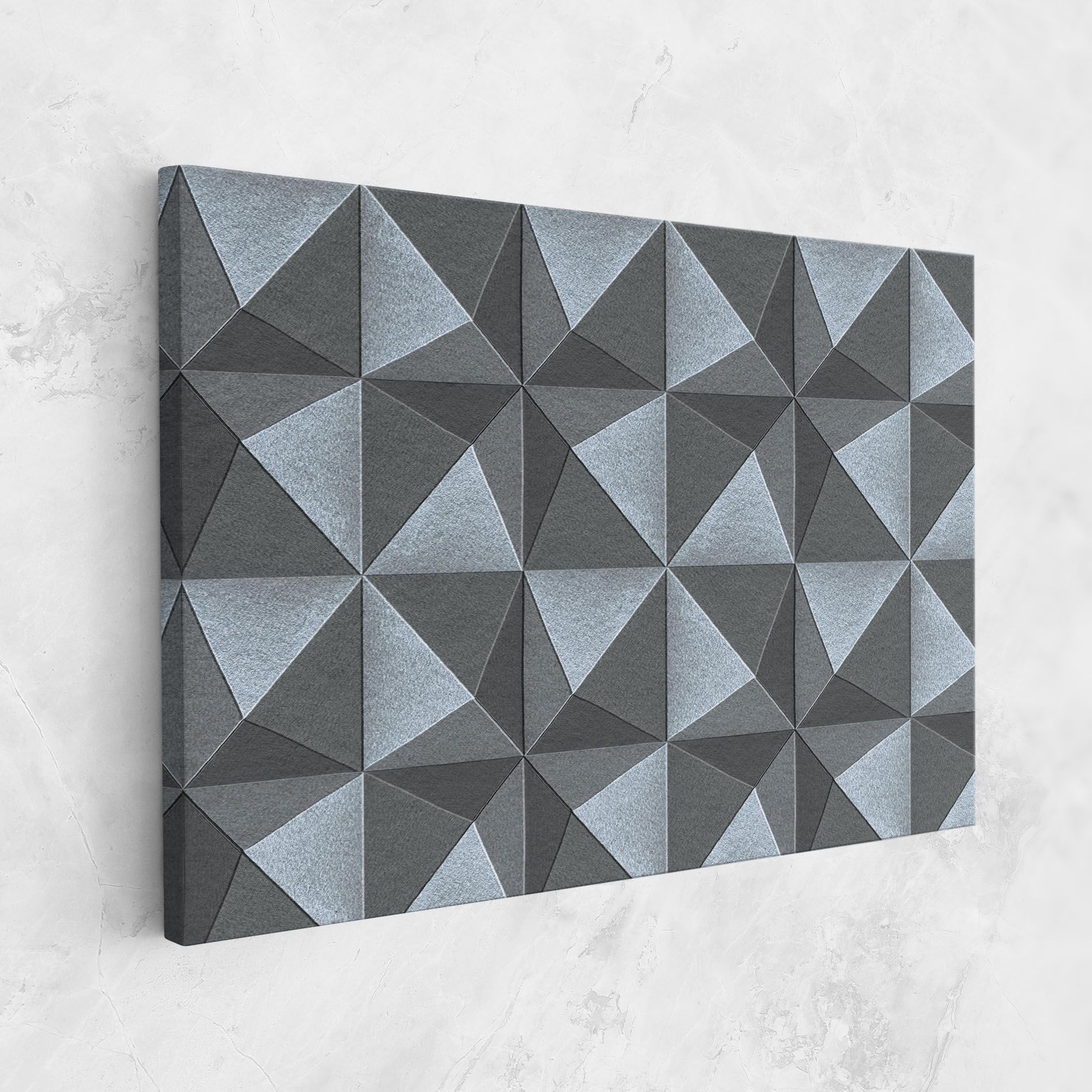 Grey Triangle Square mockup 1