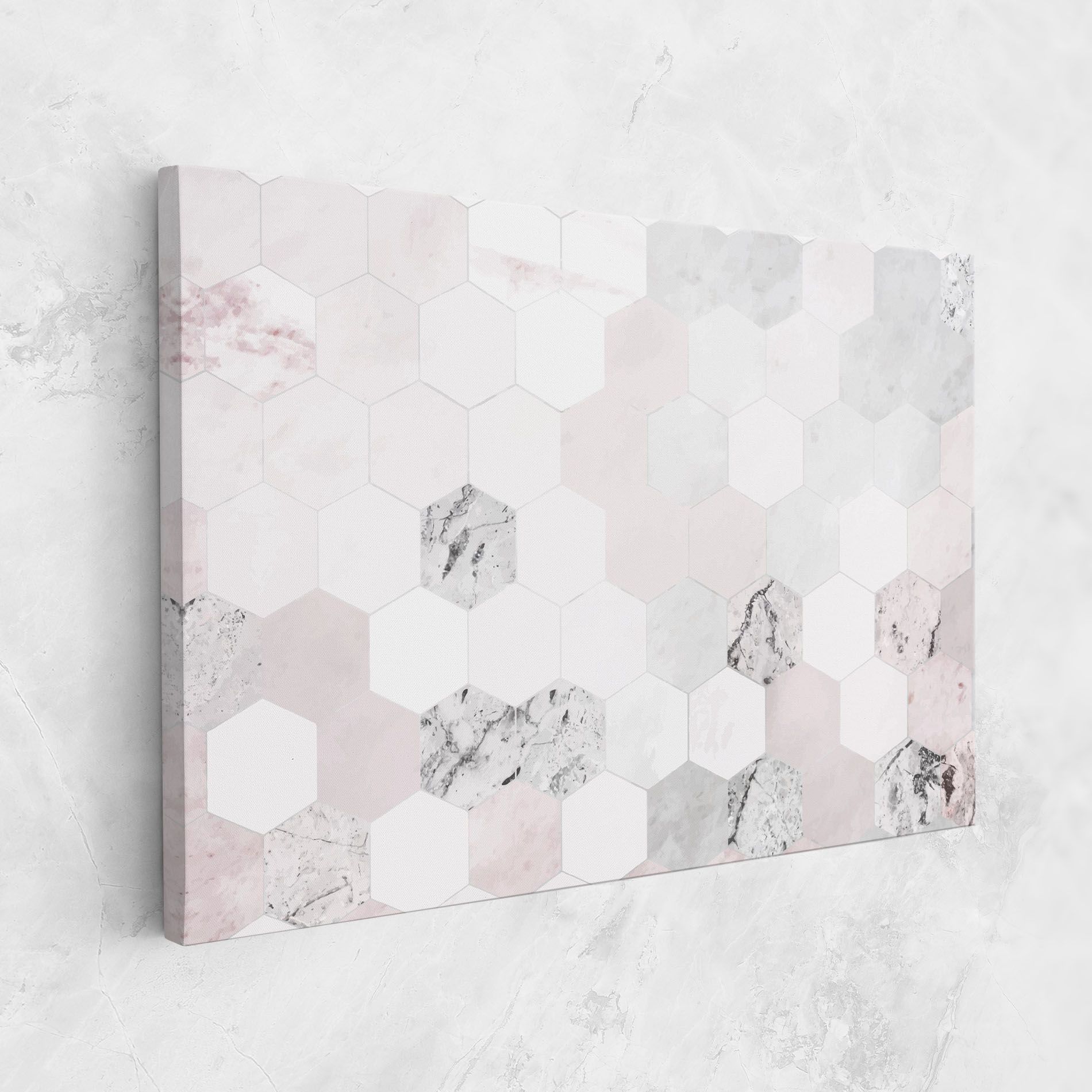 Pink Hexa Pattern mockup 1