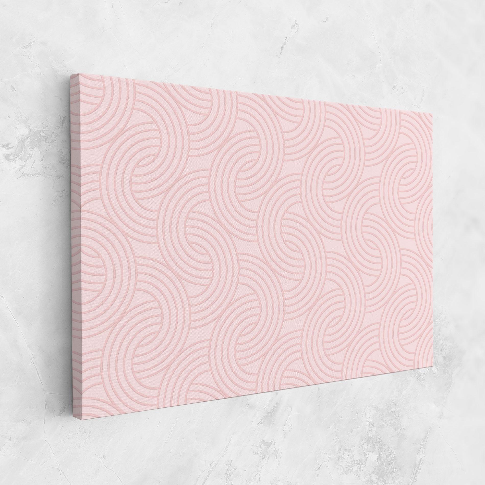Tablou Canvas Pink Lines mockup 1