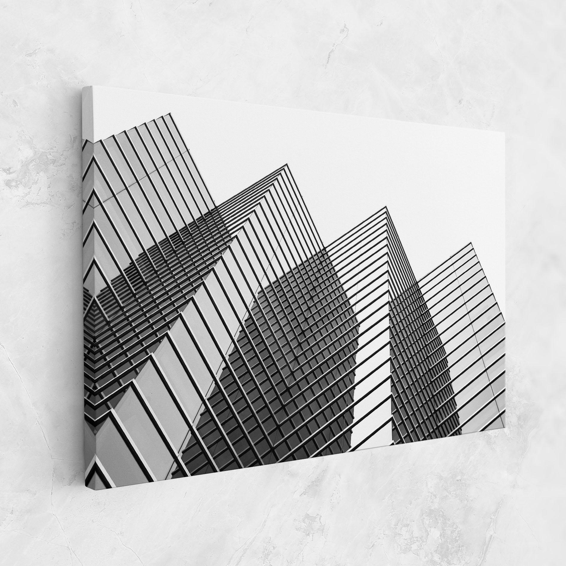 Tablou Canvas Square Building mockup 1