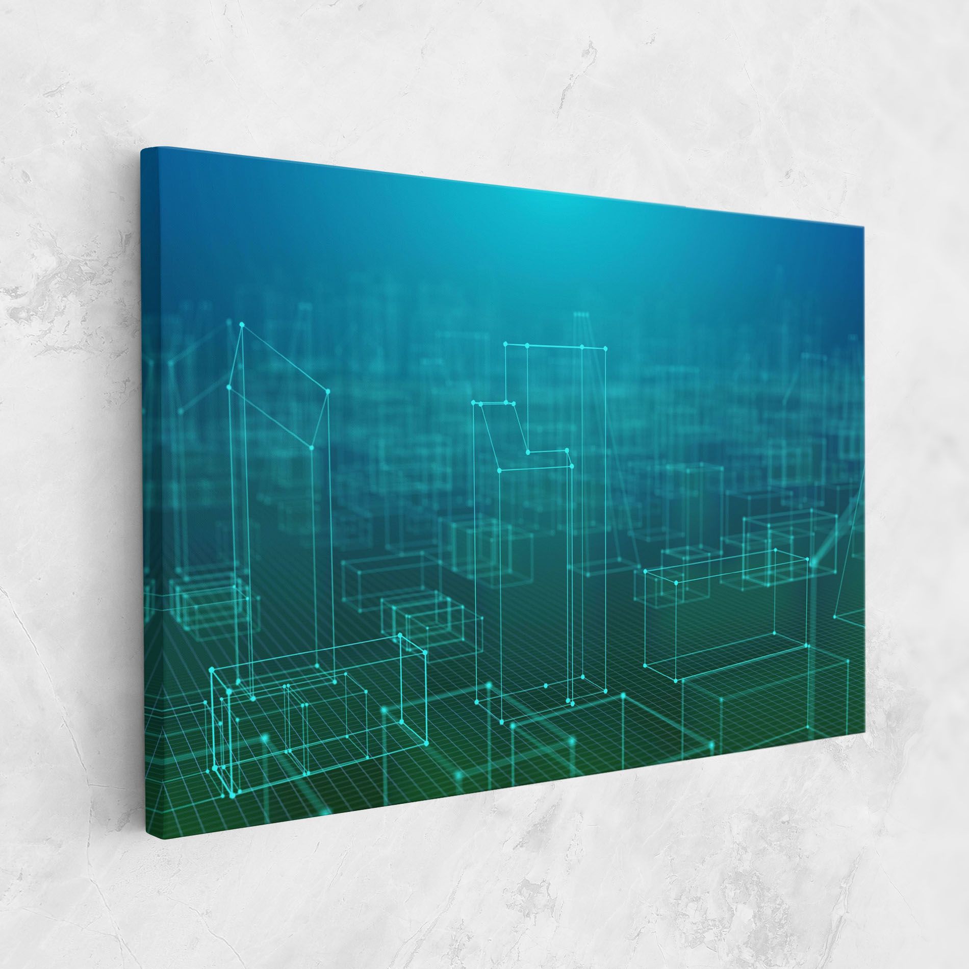 Square Lines Connecting mockup 1