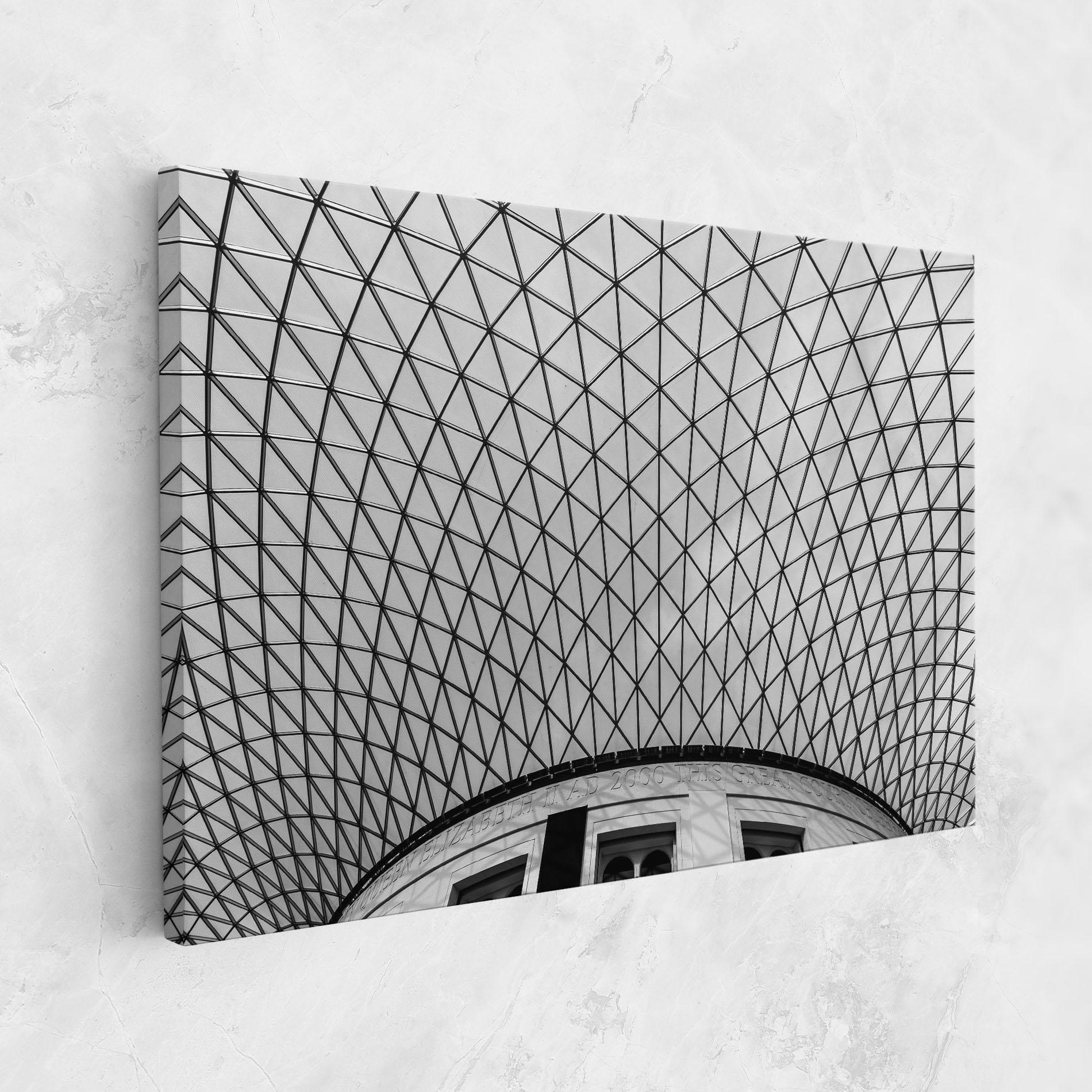 Tablou Canvas Triangle Ceiling mockup 1