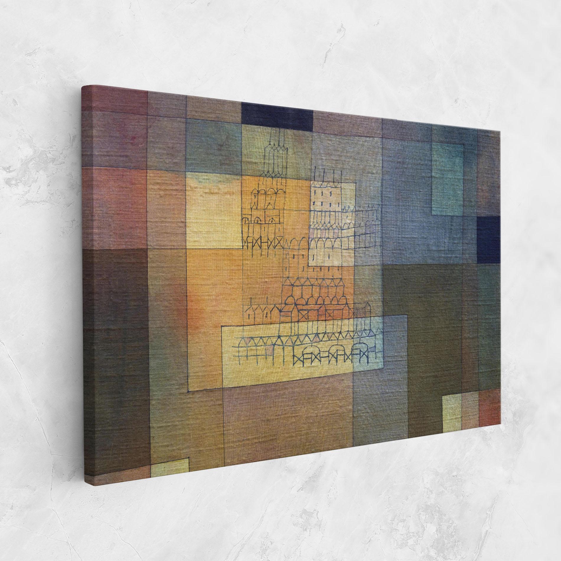 Tablou Canvas Water Color Square mockup 1