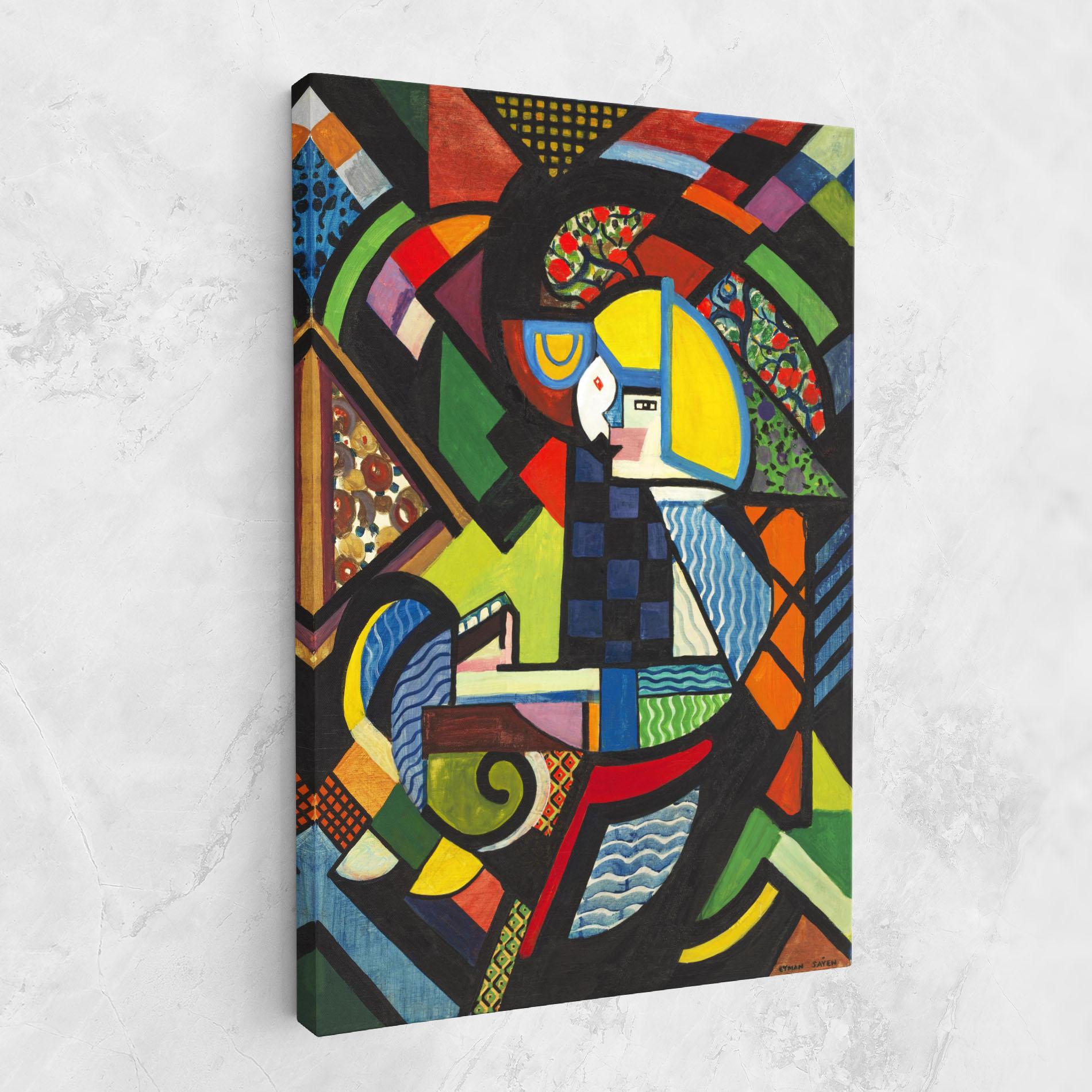 Tablou Canvas Mix Color Shapes mockup 1