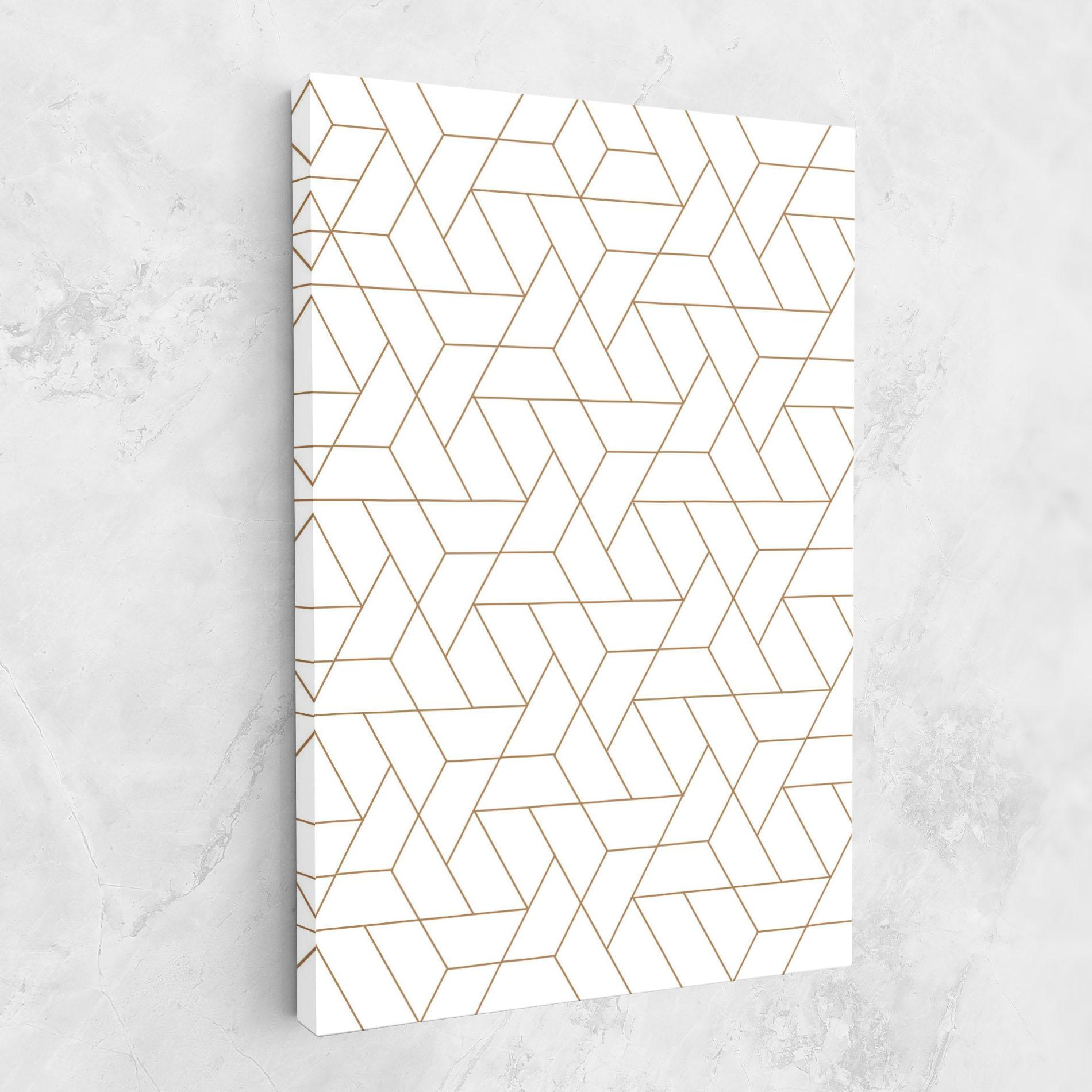 Tablou Canvas Triangular Shape mockup 1