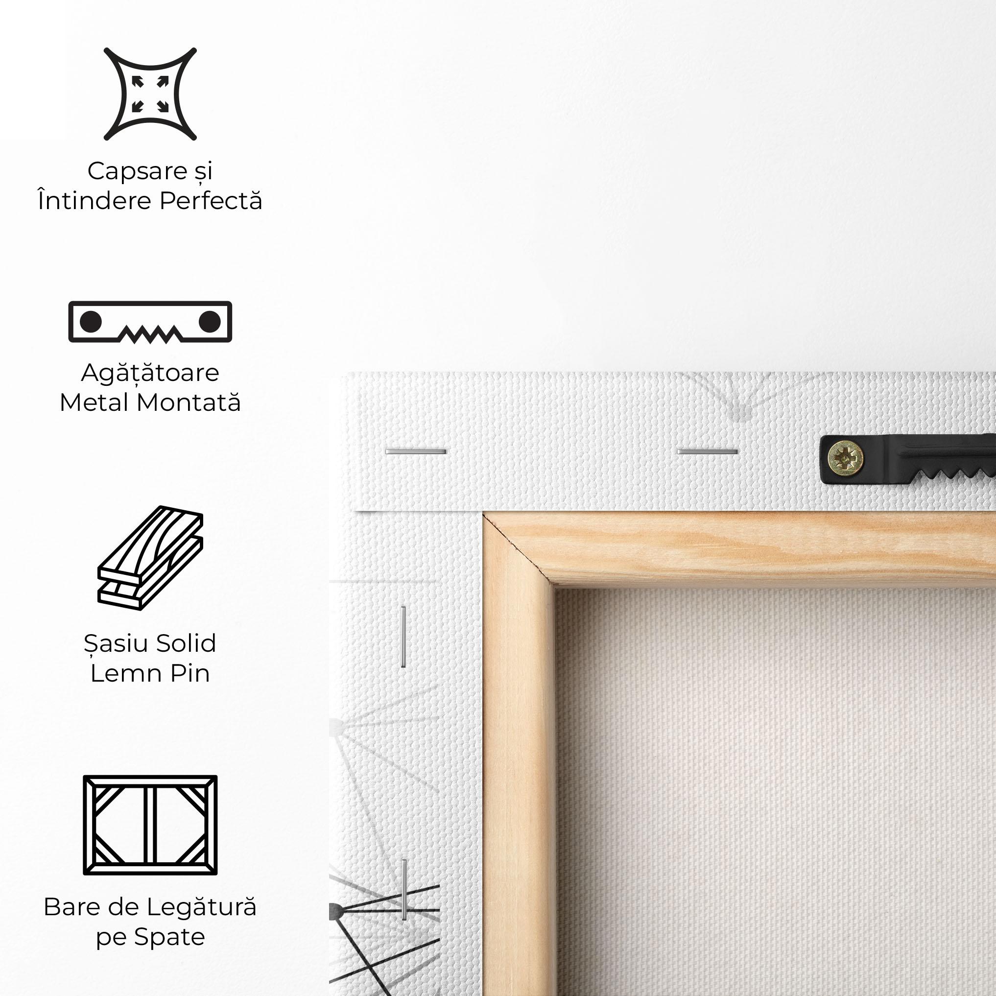 Tablou Canvas Black Connecting mockup 5