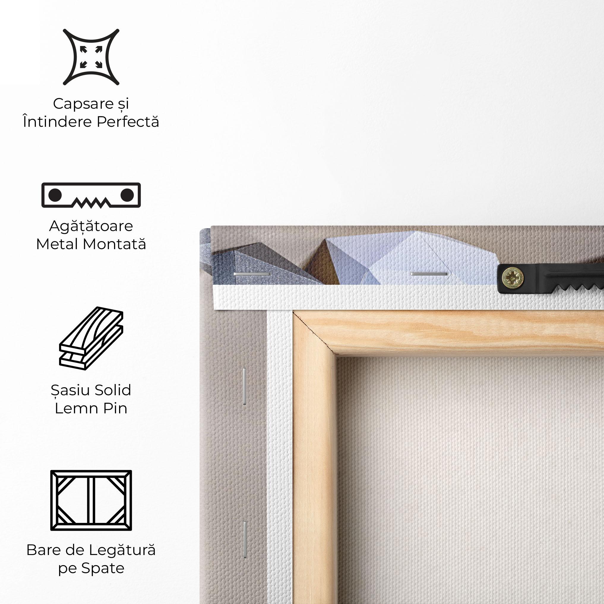 Tablou Canvas Geometric 3d Shapes mockup 5