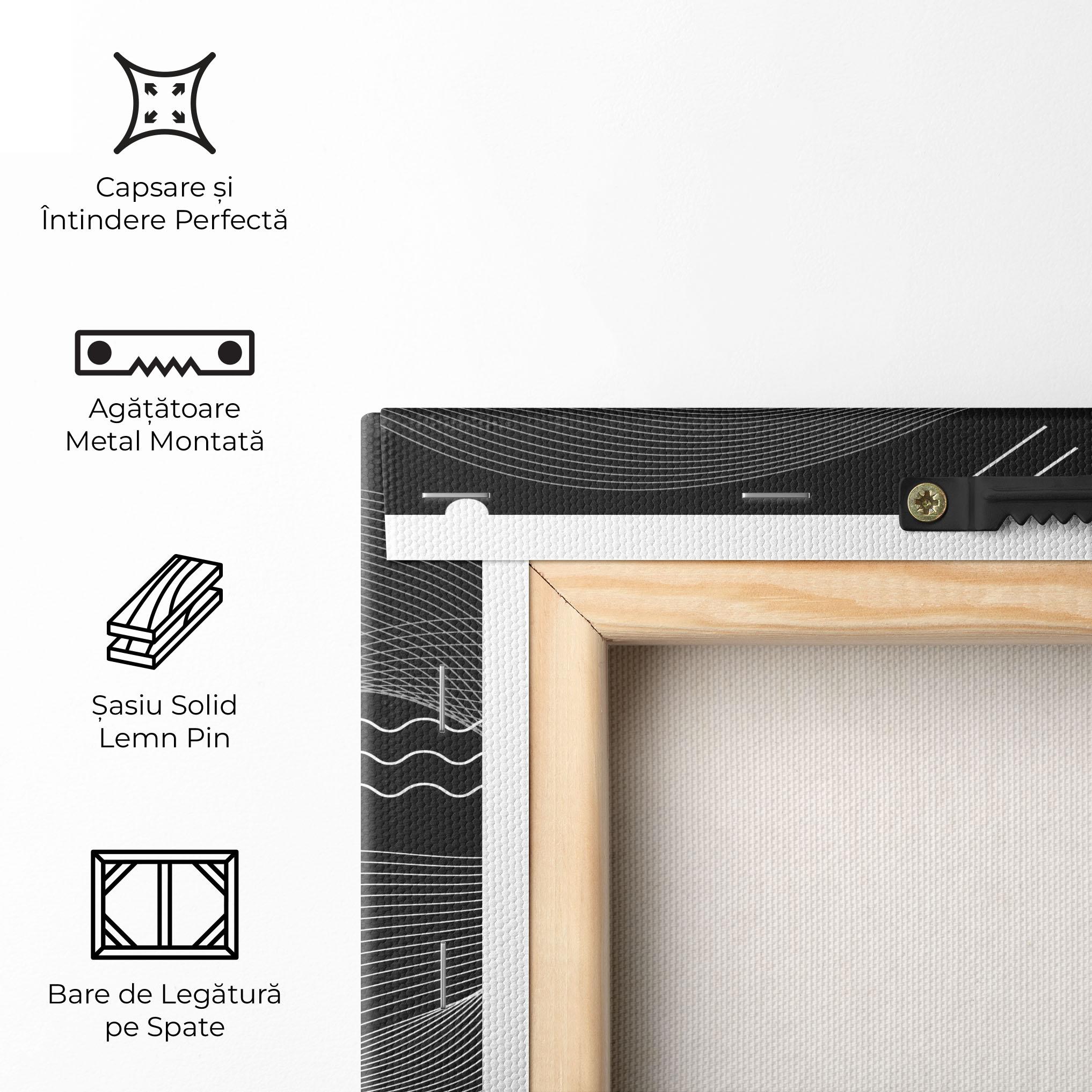 Tablou Canvas Geometric Lines mockup 5