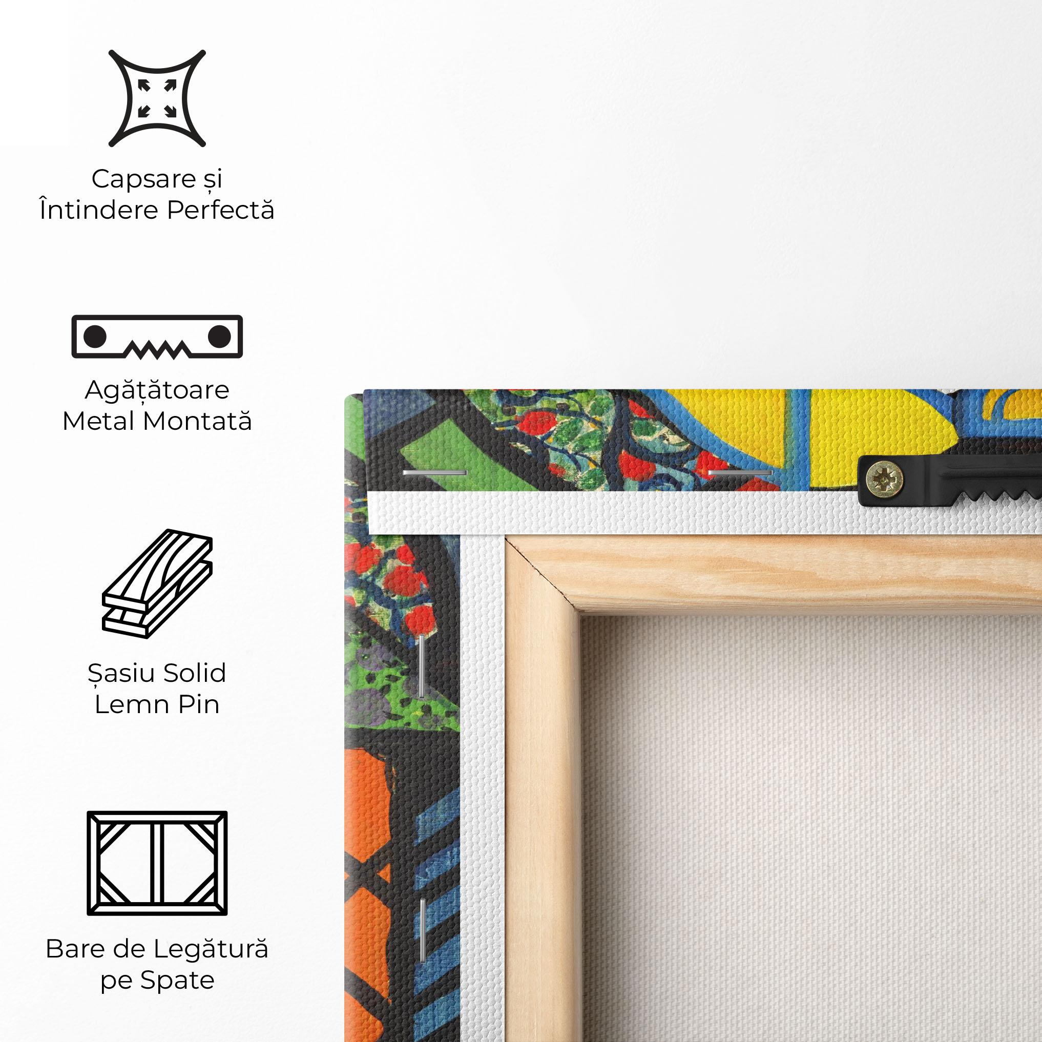 Tablou Canvas Mix Color Shapes mockup 5