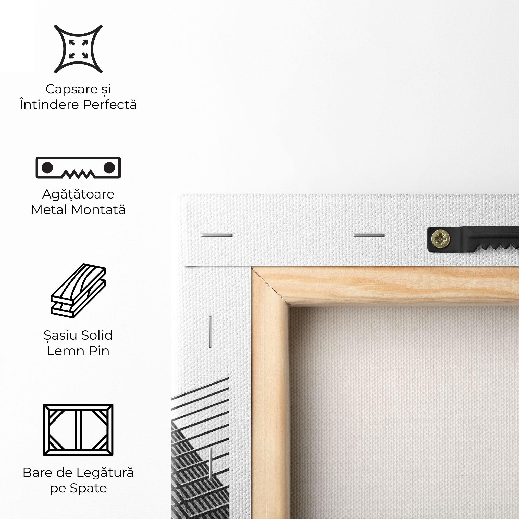 Tablou Canvas Square Building mockup 5