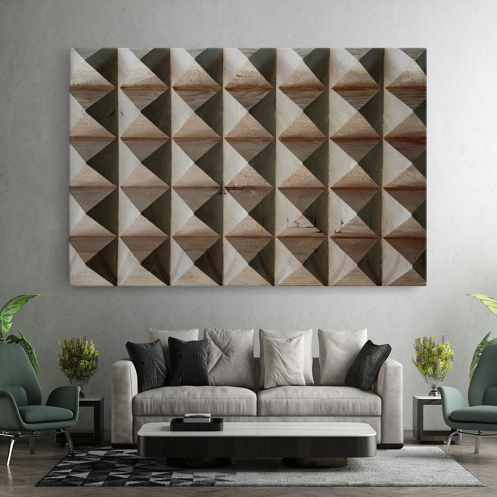 Tablou Canvas Cream Pyramid mockup 7