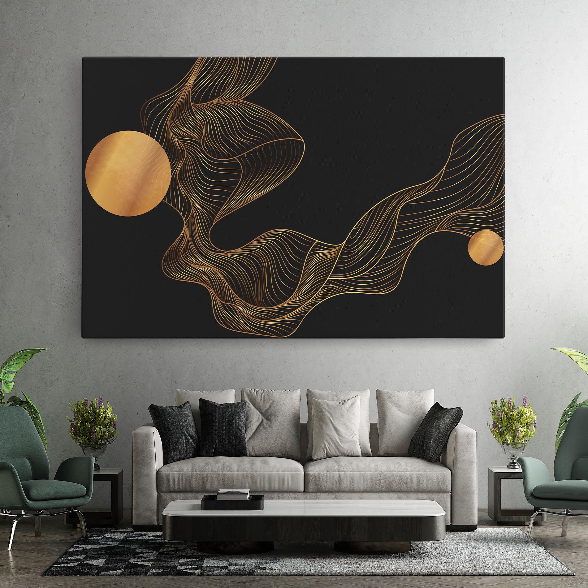 Tablou Canvas Frecventa Abstracta mockup 7