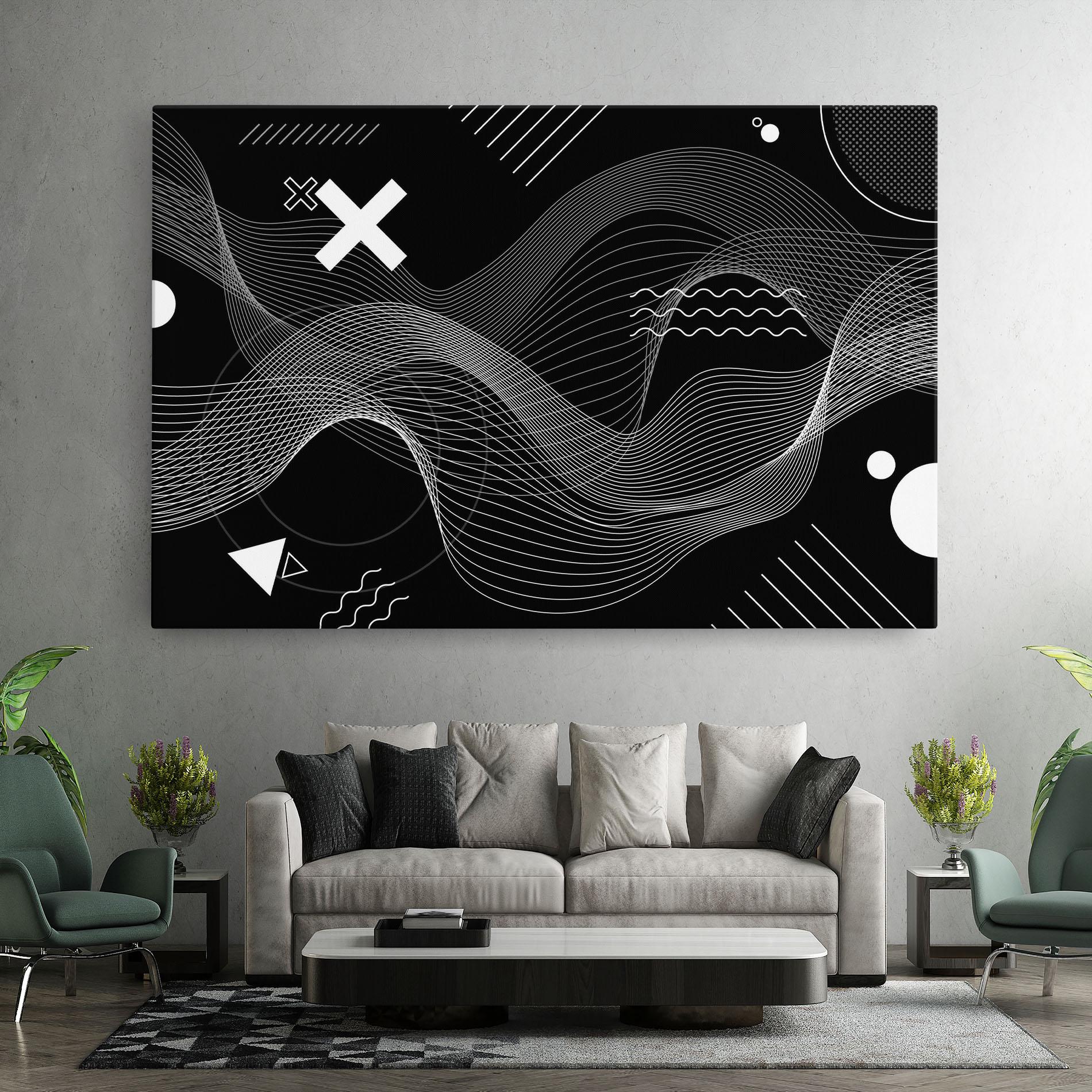 Tablou Canvas Geometric Lines mockup 7