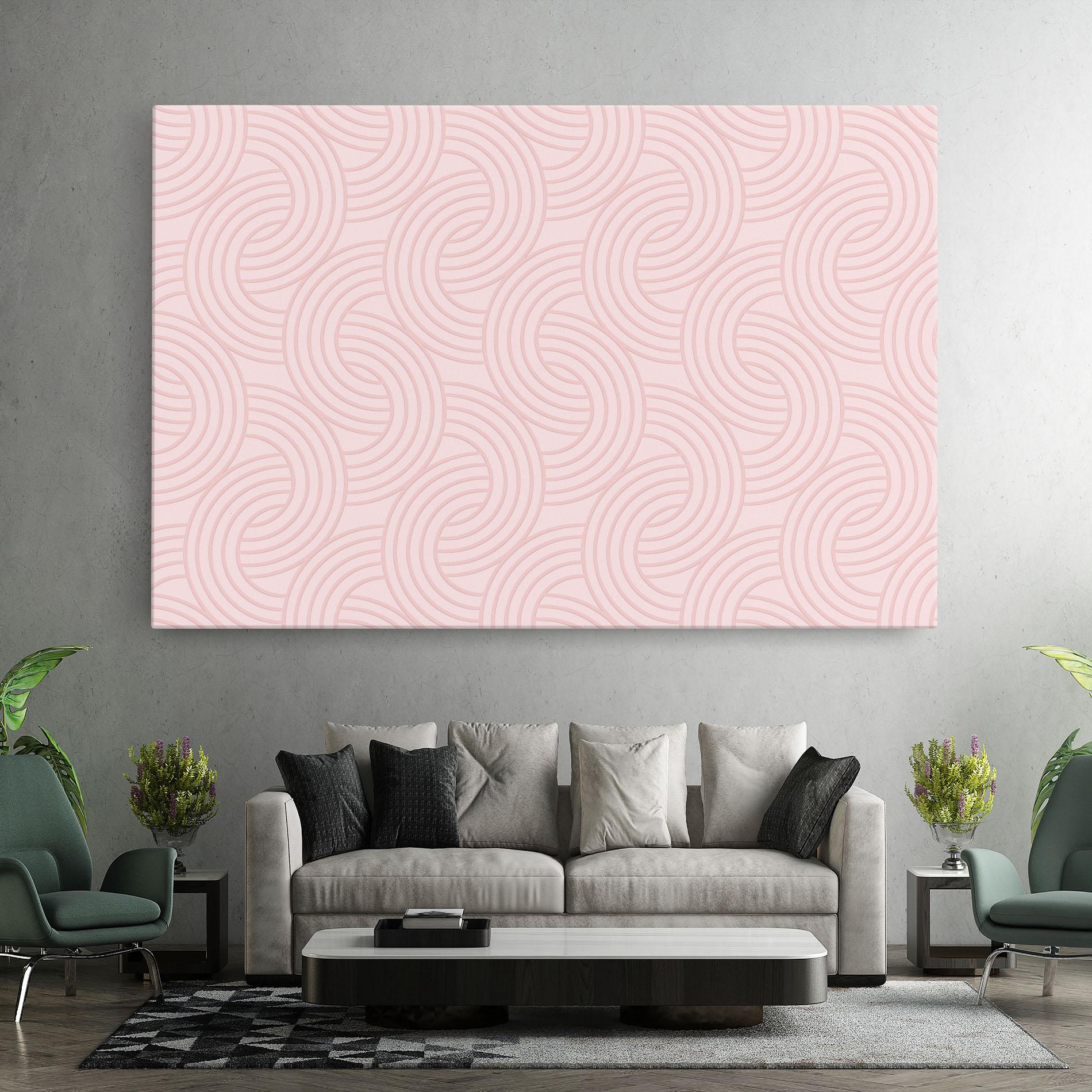 Tablou Canvas Pink Lines mockup 7