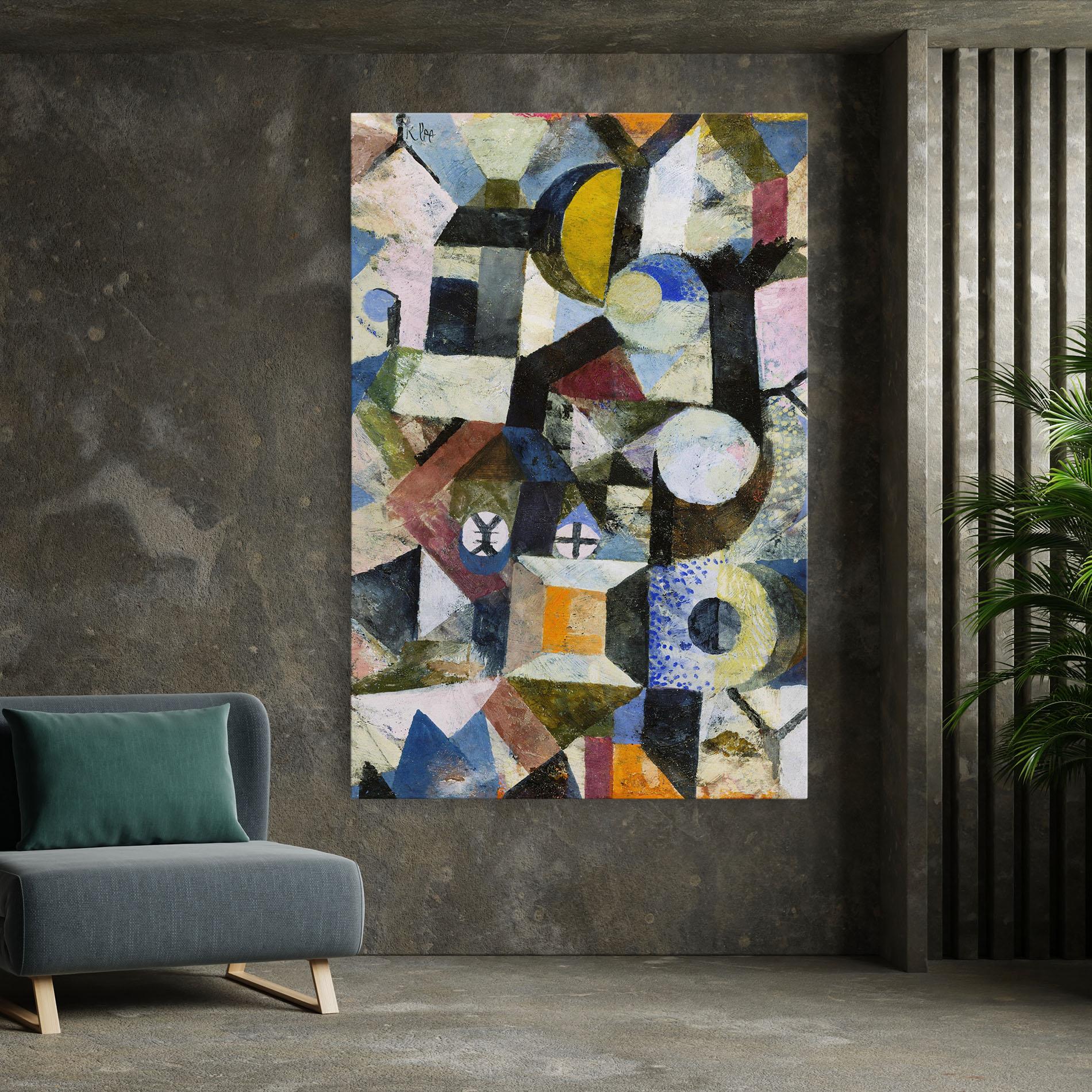 Tablou Canvas Abstract Geometric mockup 7