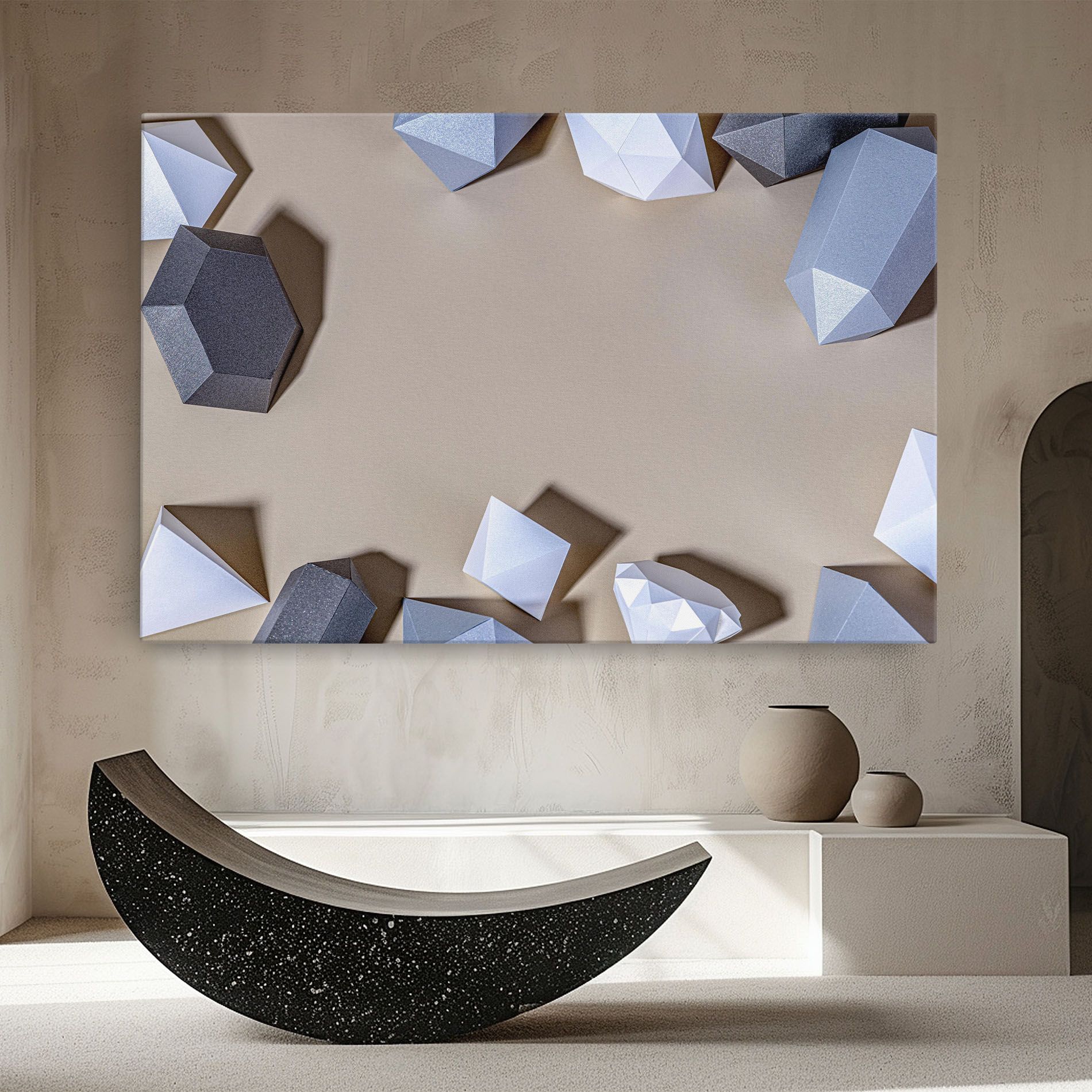 Geometric 3d Shapes mockup 8