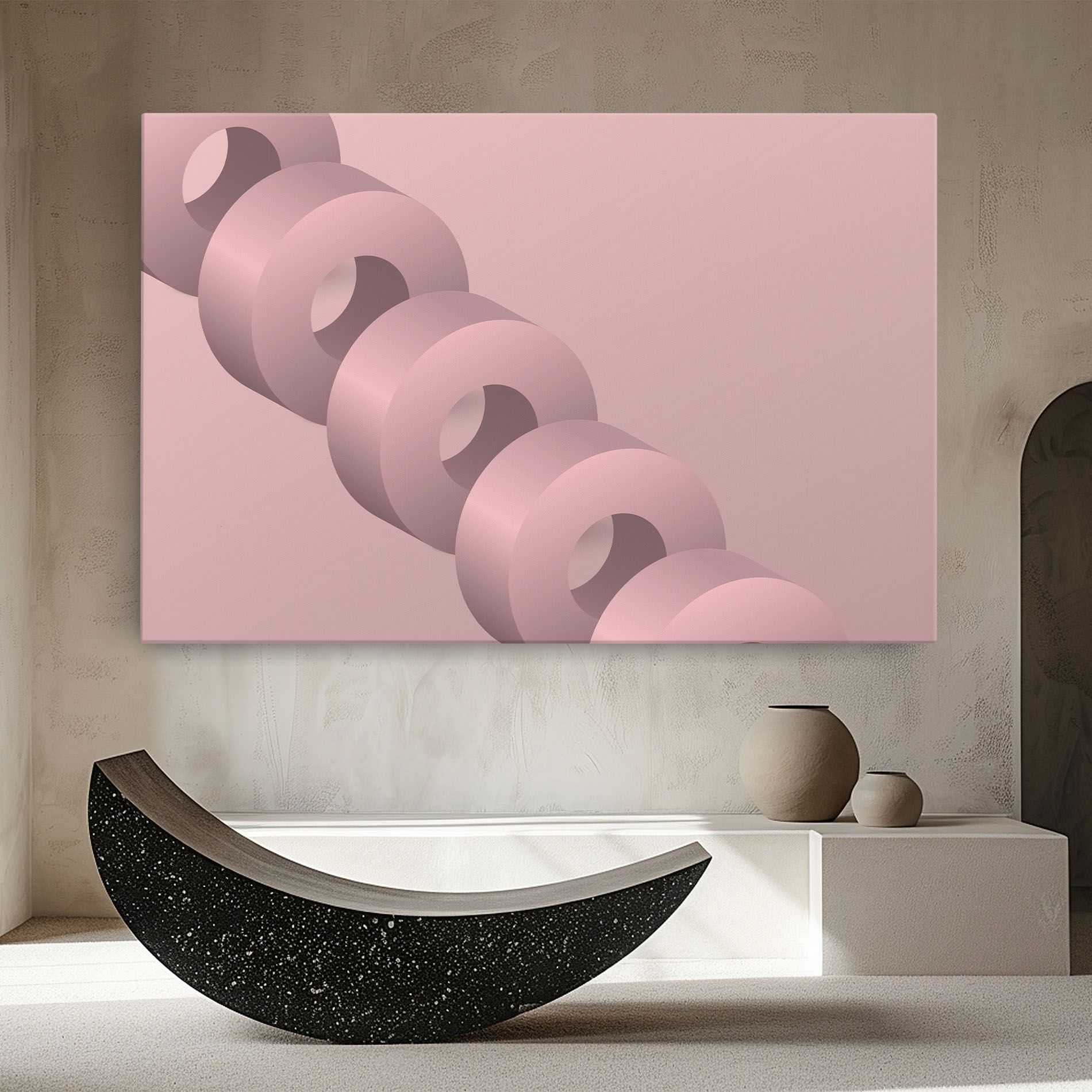 Pink Circle mockup 8