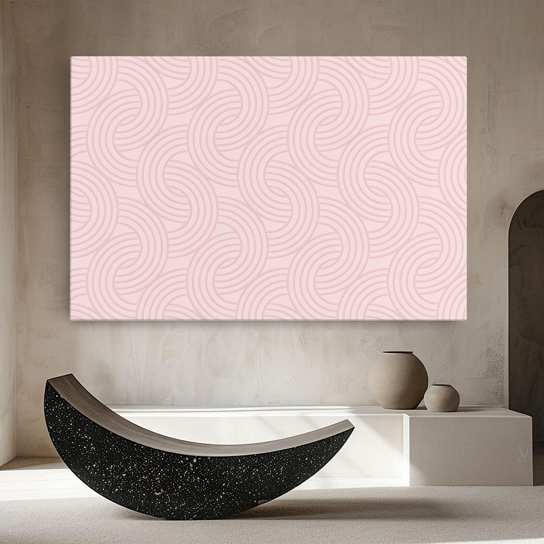 Tablou Canvas Pink Lines mockup 8