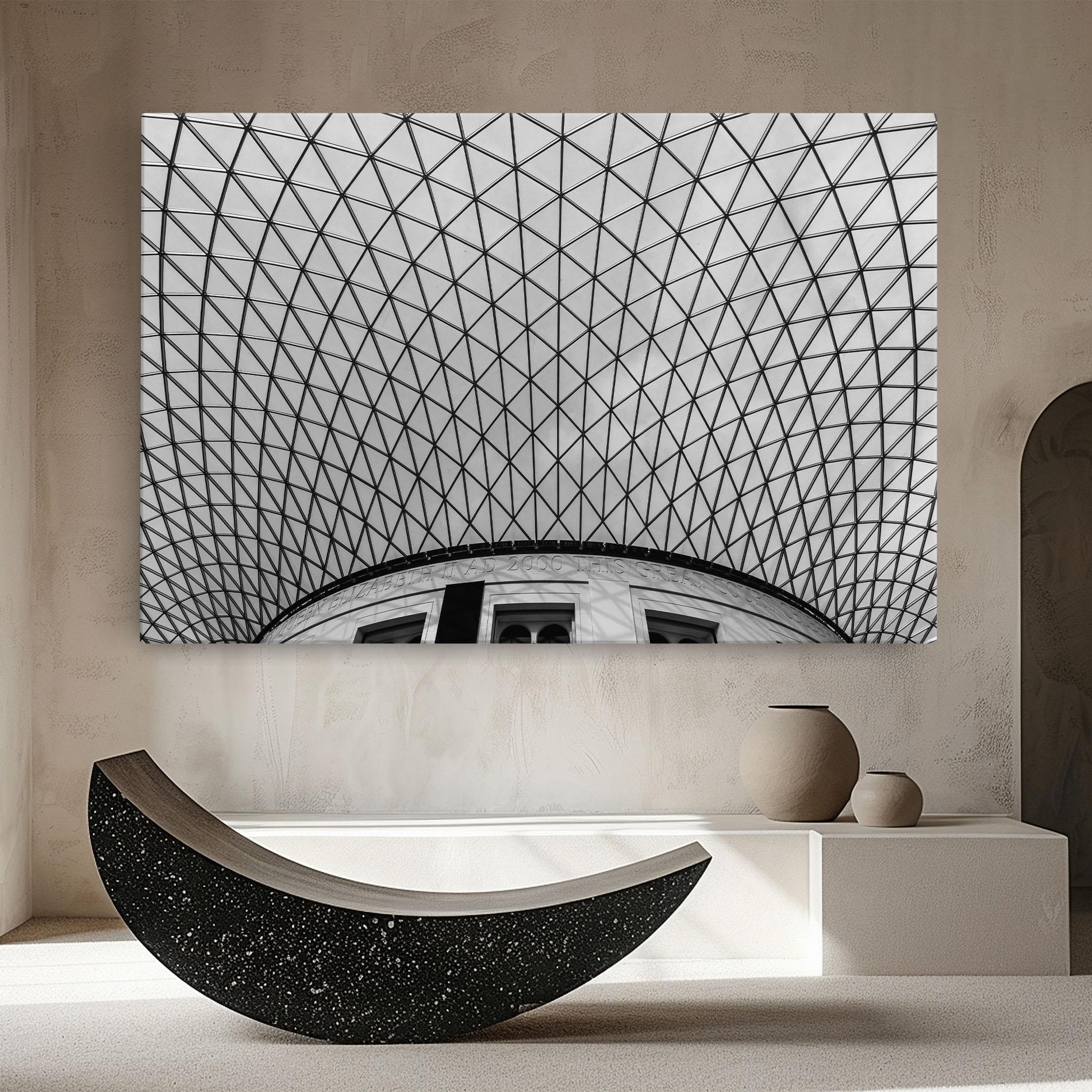 Tablou Canvas Triangle Ceiling mockup 8