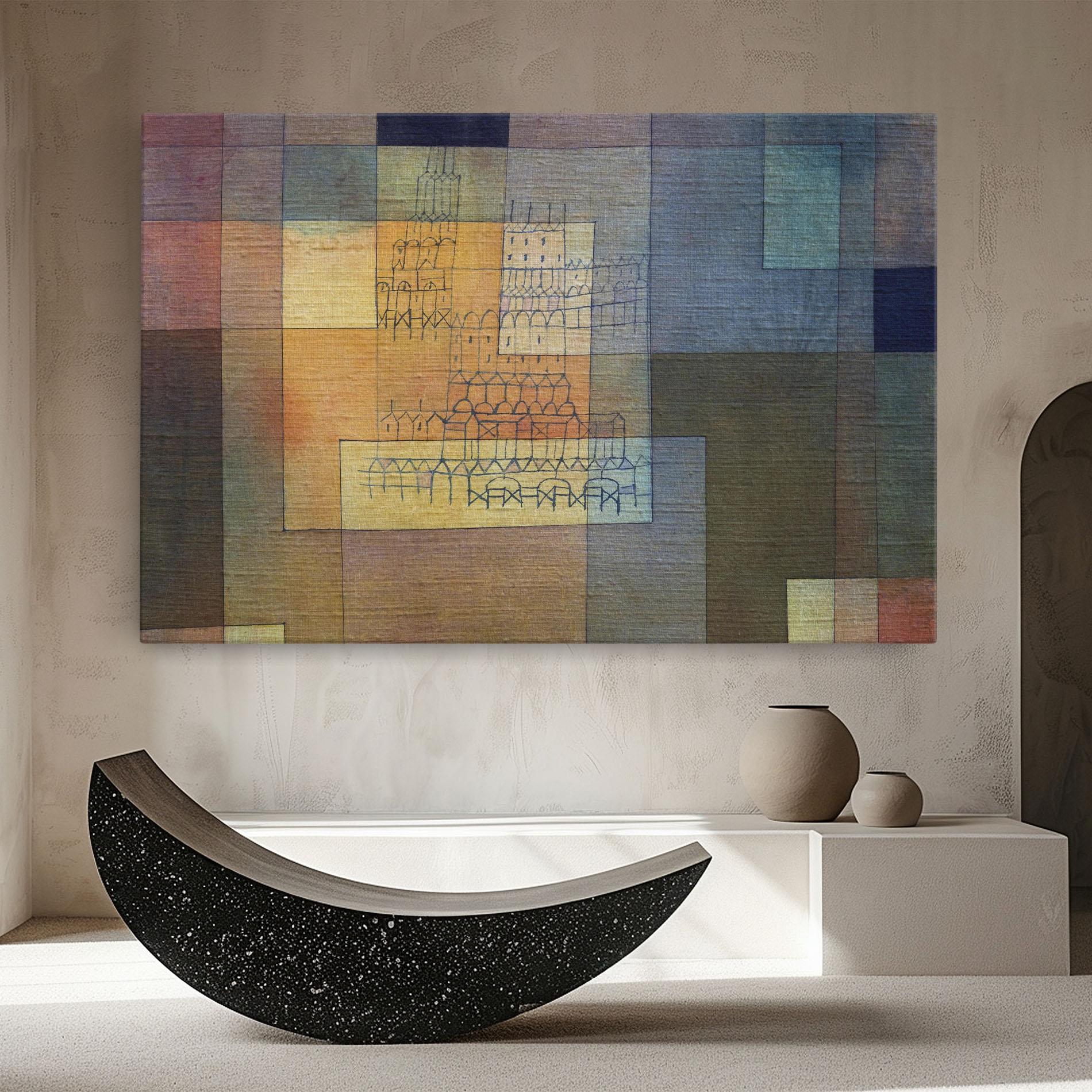 Tablou Canvas Water Color Square mockup 8