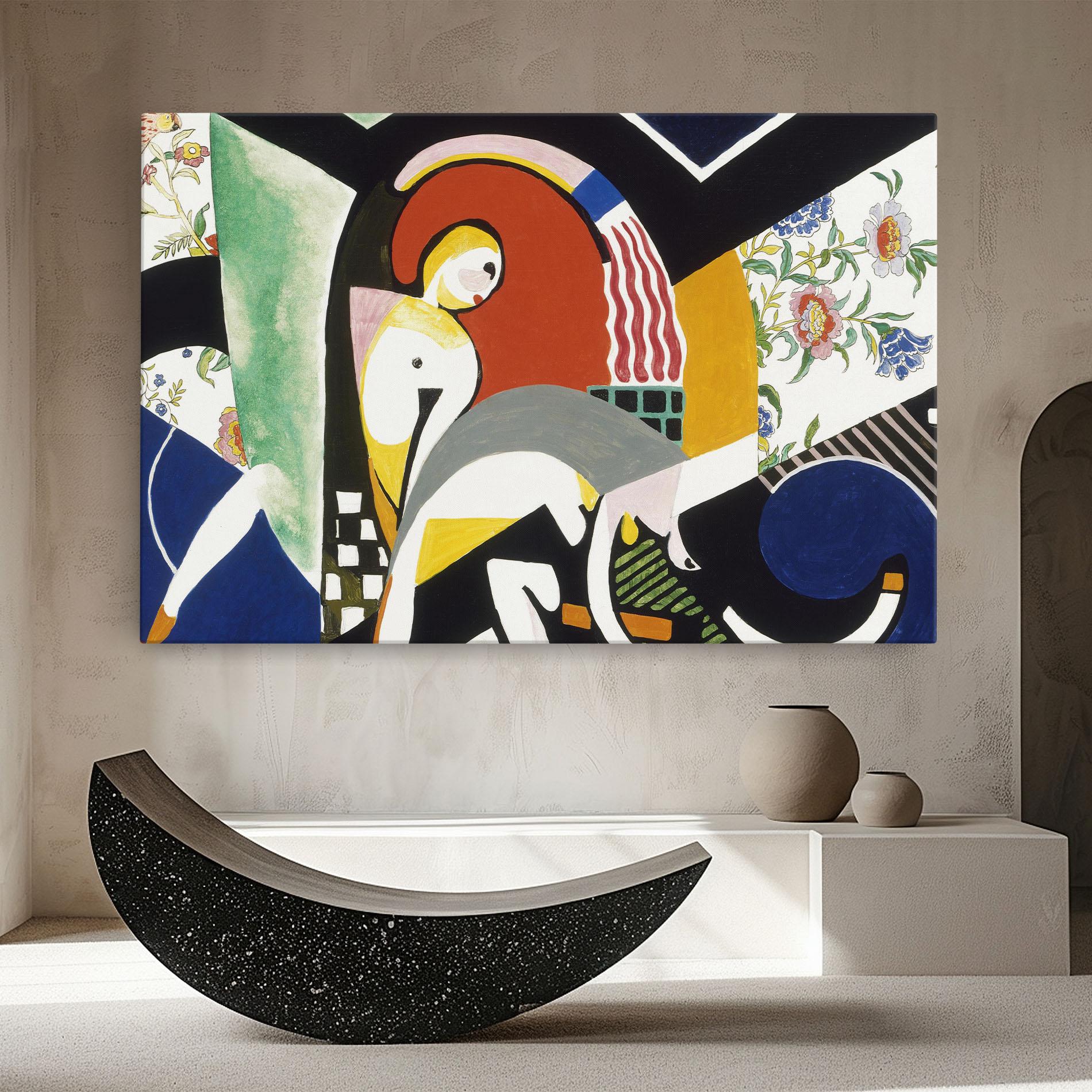 Tablou Canvas Woman Shape Mix mockup 8