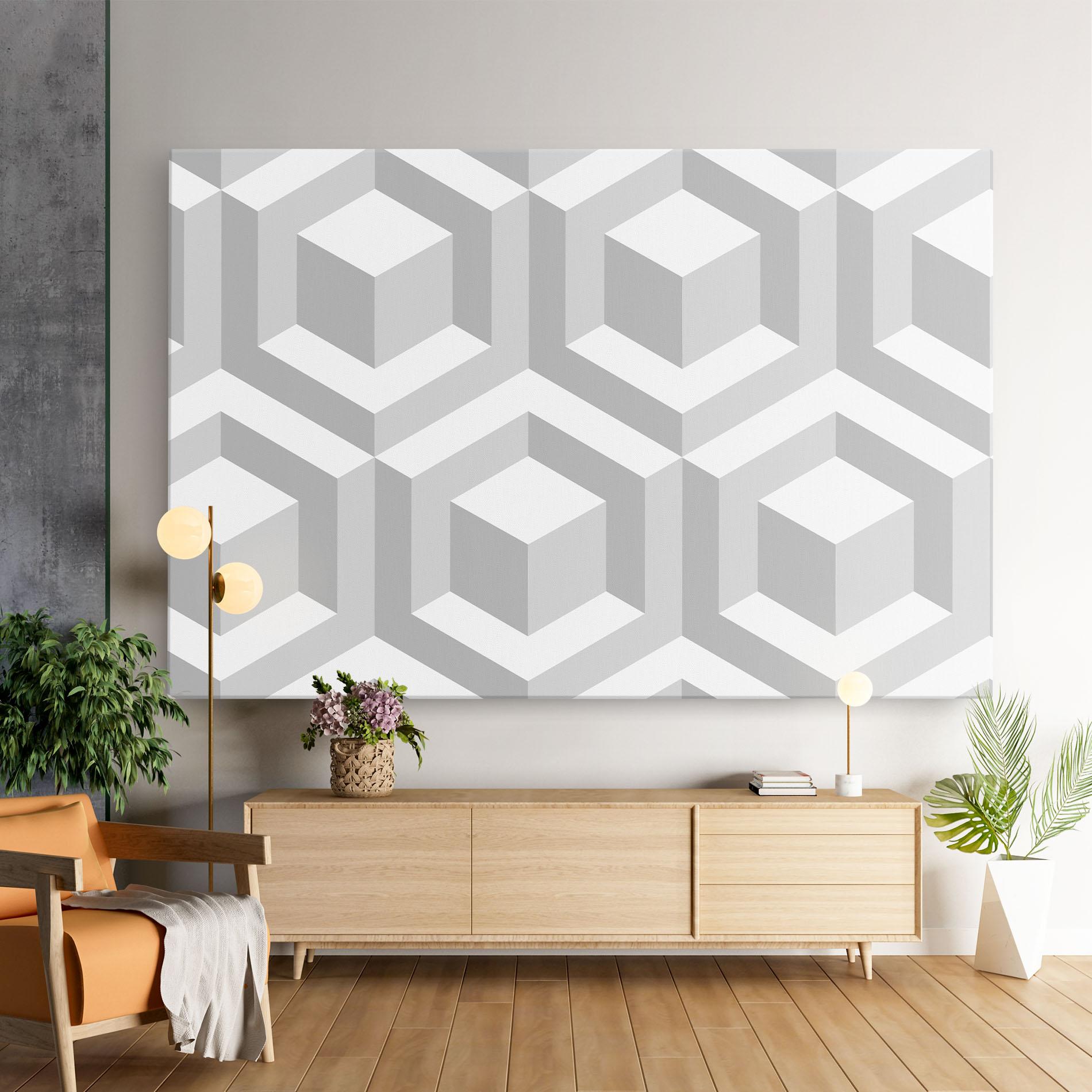 Tablou Canvas 3d Square mockup 9