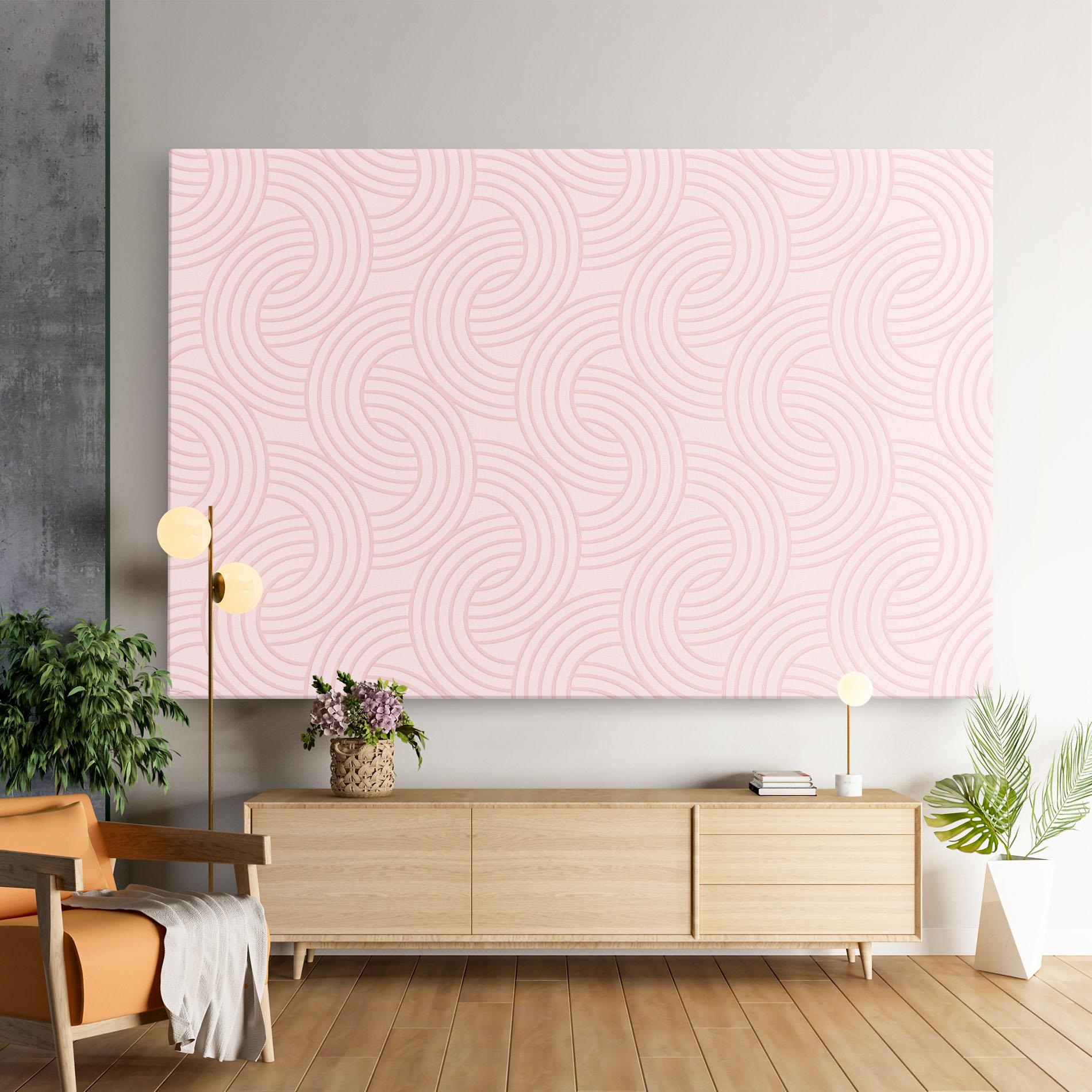 Tablou Canvas Pink Lines mockup 9