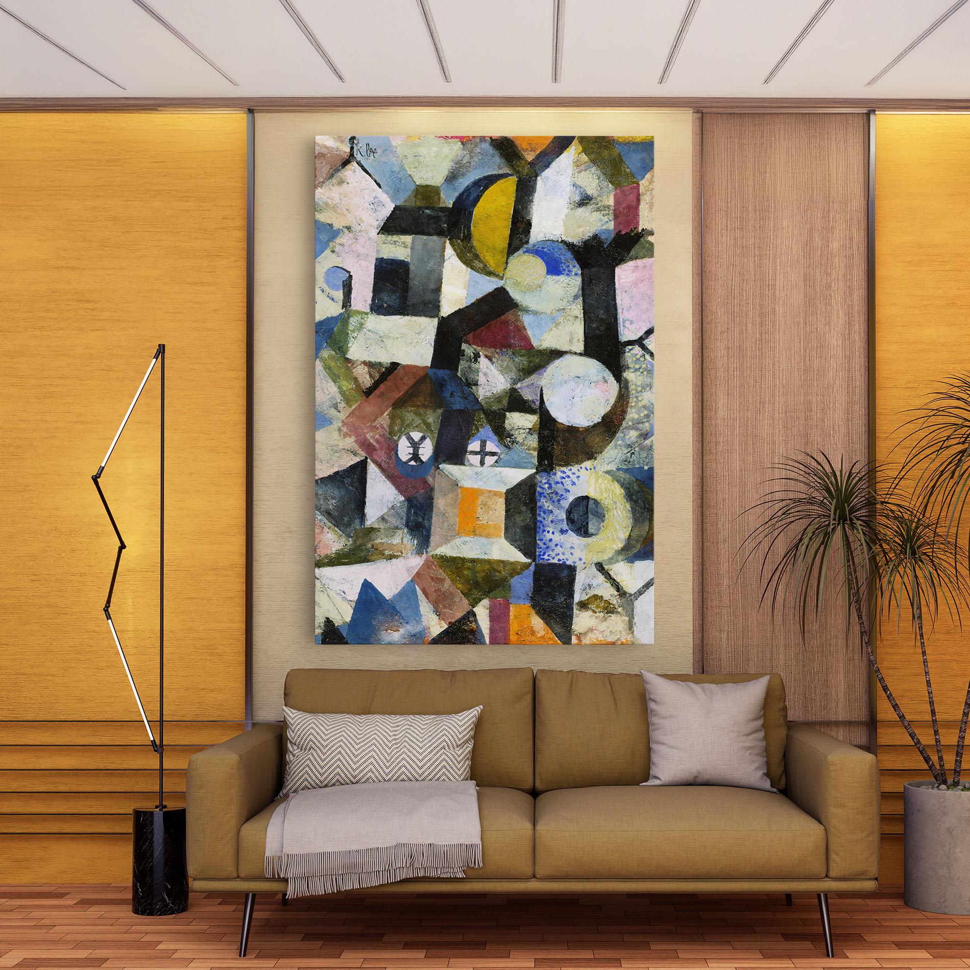 Tablou Canvas Abstract Geometric mockup 9