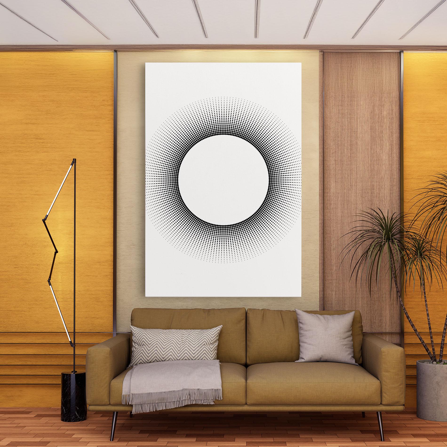 Tablou Canvas White Center mockup 9