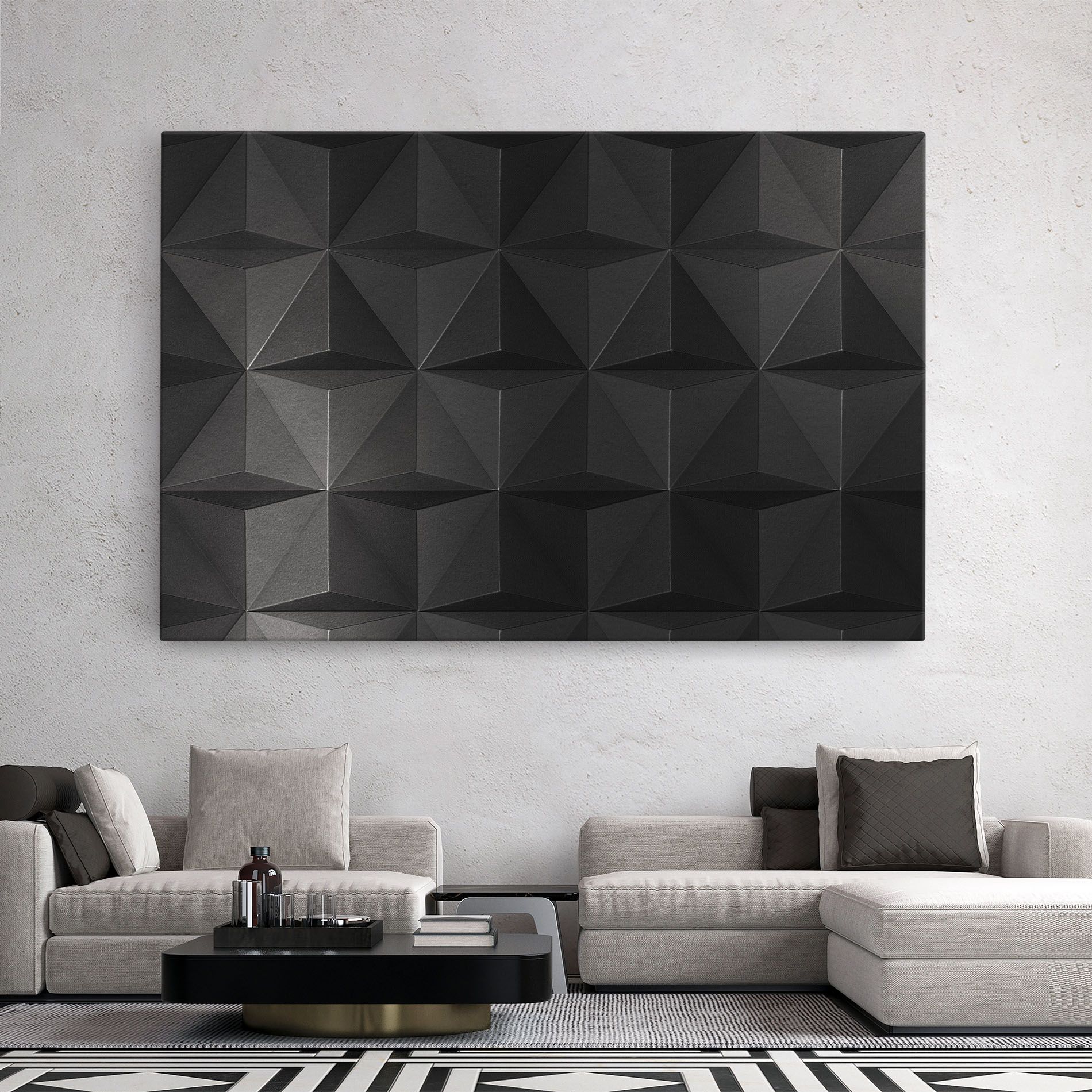 Black Shade Triangle mockup 2