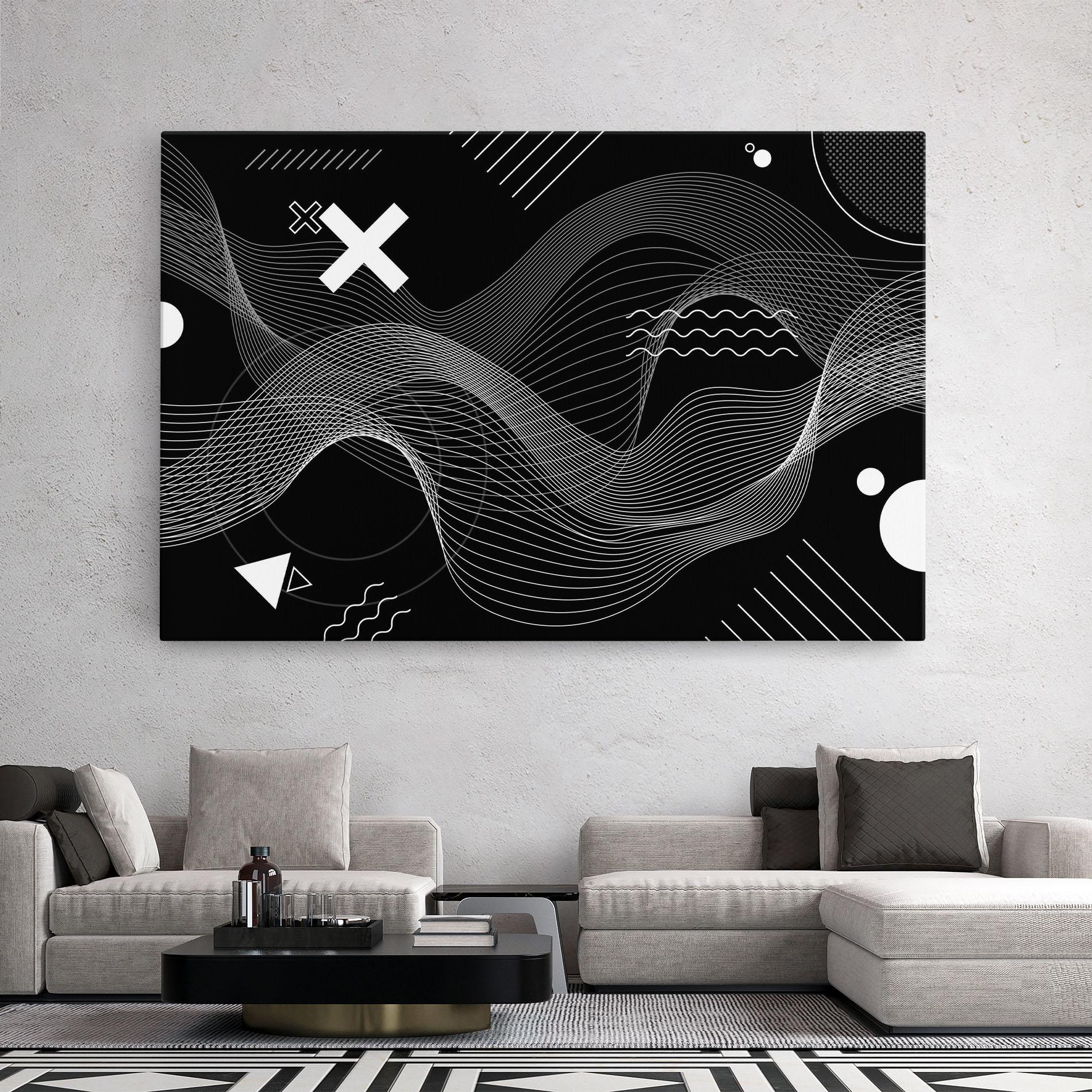 Tablou Canvas Geometric Lines mockup 2