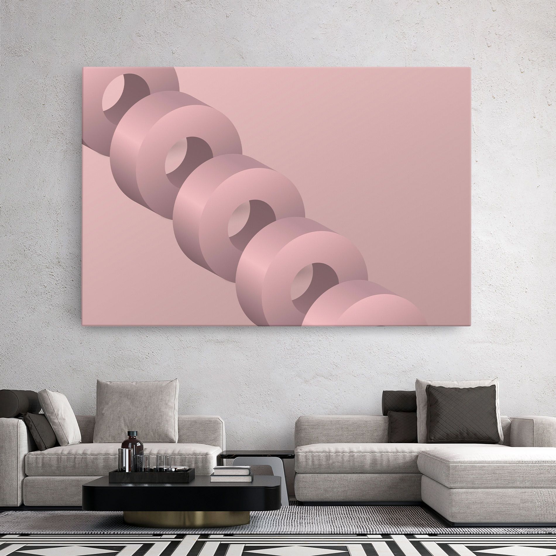Pink Circle mockup 2