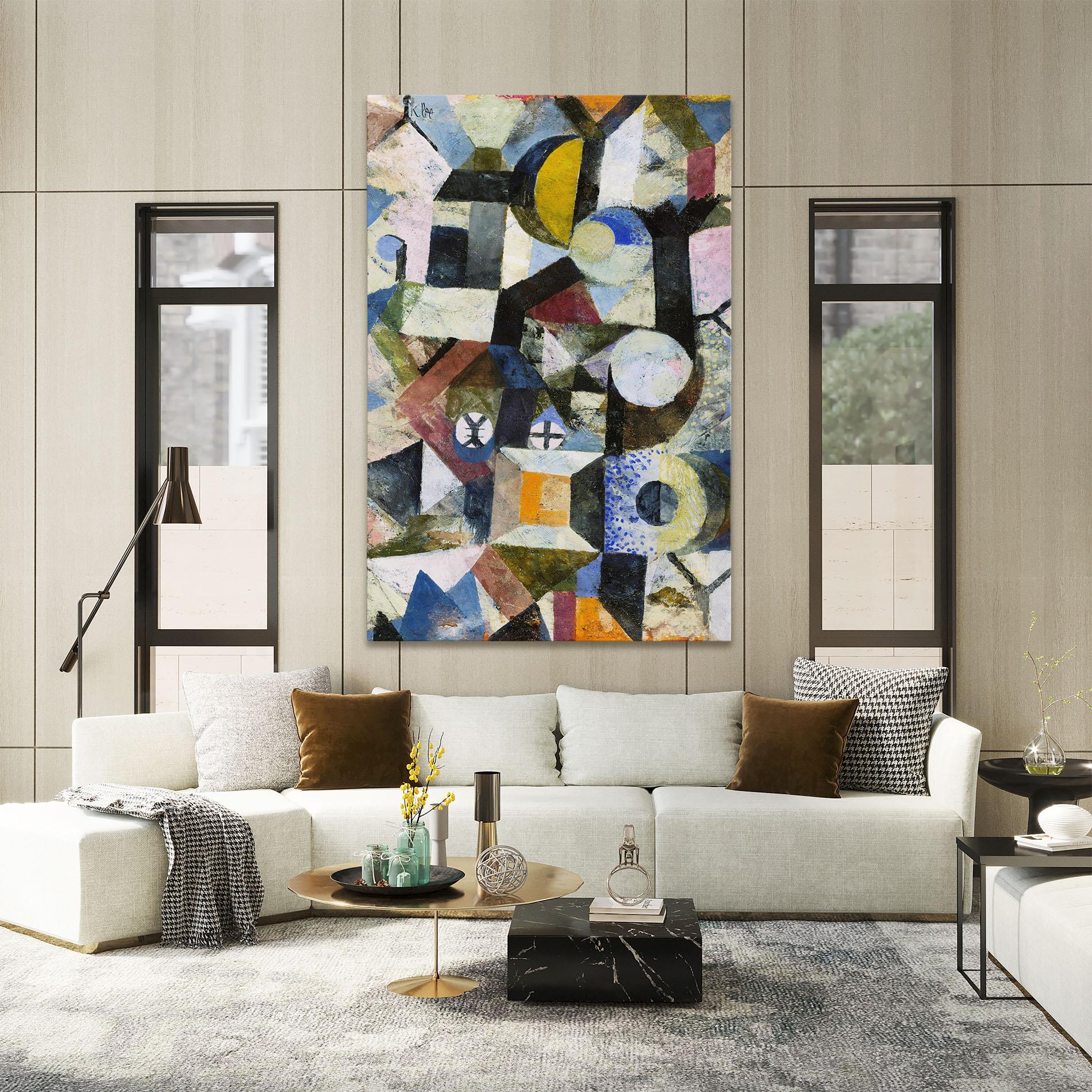 Tablou Canvas Abstract Geometric mockup 2