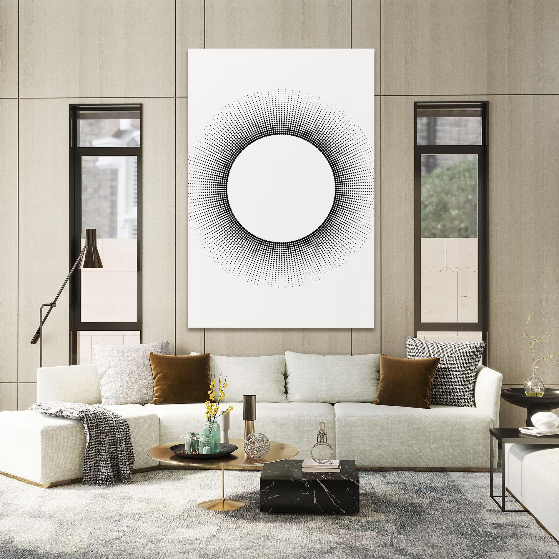 Tablou Canvas White Center mockup 2