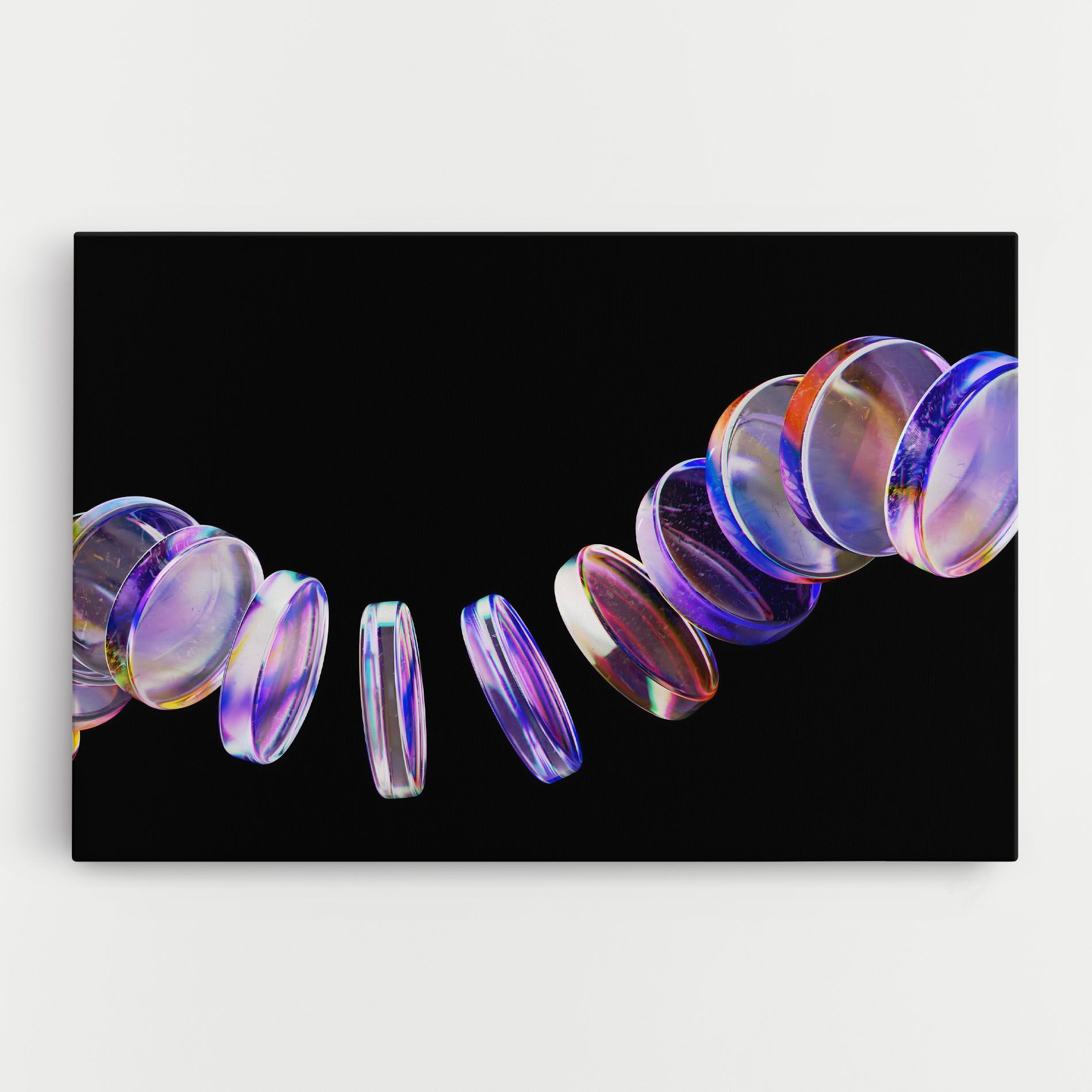 Circle Glass Floating mockup 0