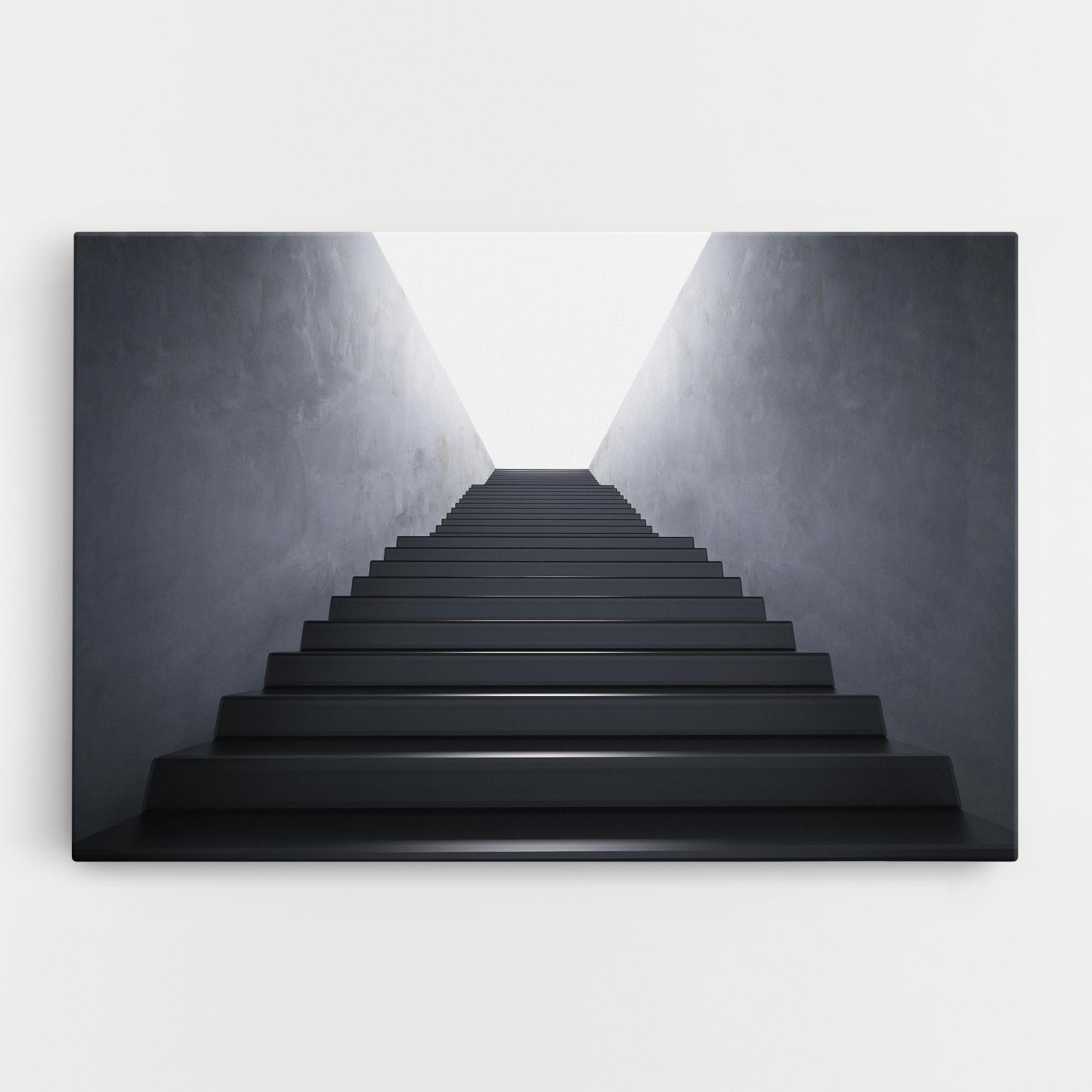 Tablou Canvas Empty Staircase mockup 0