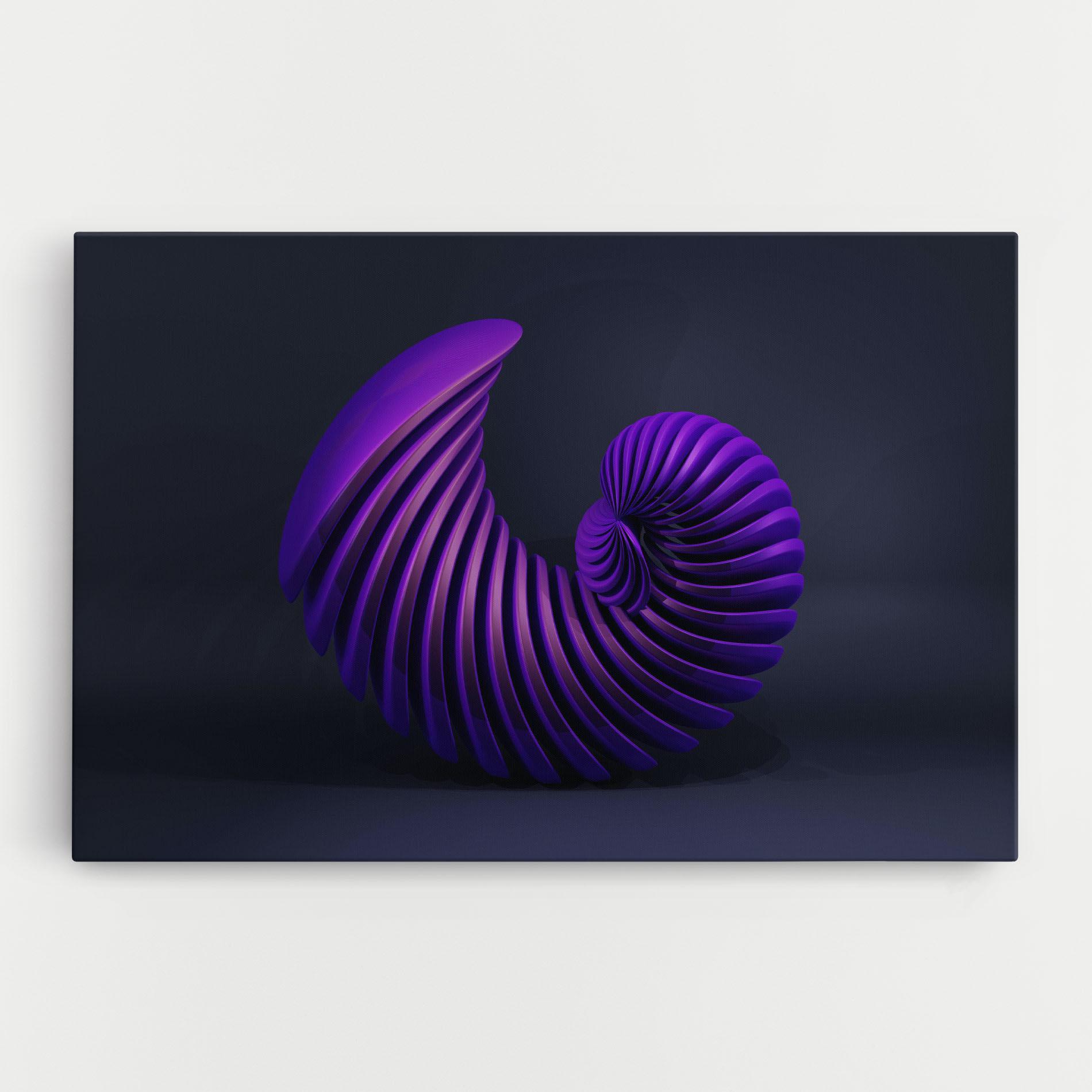 Tablou Canvas Purple Spiral mockup 0