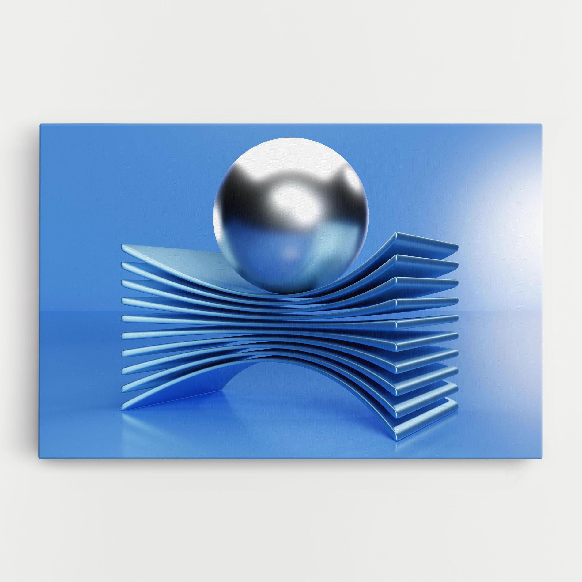 Tablou Canvas Silver Ball mockup 0