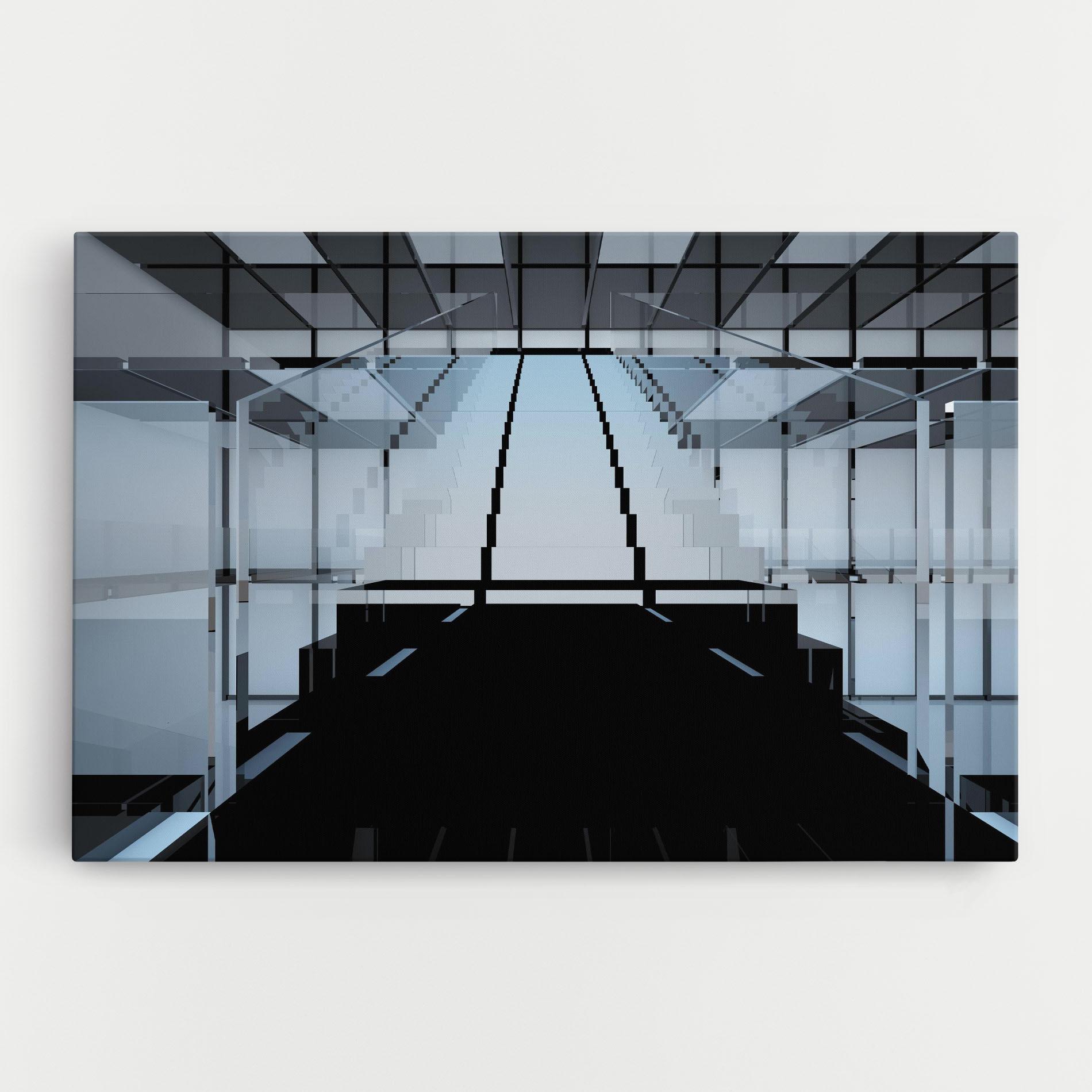 Tablou Canvas Space With Window mockup 0