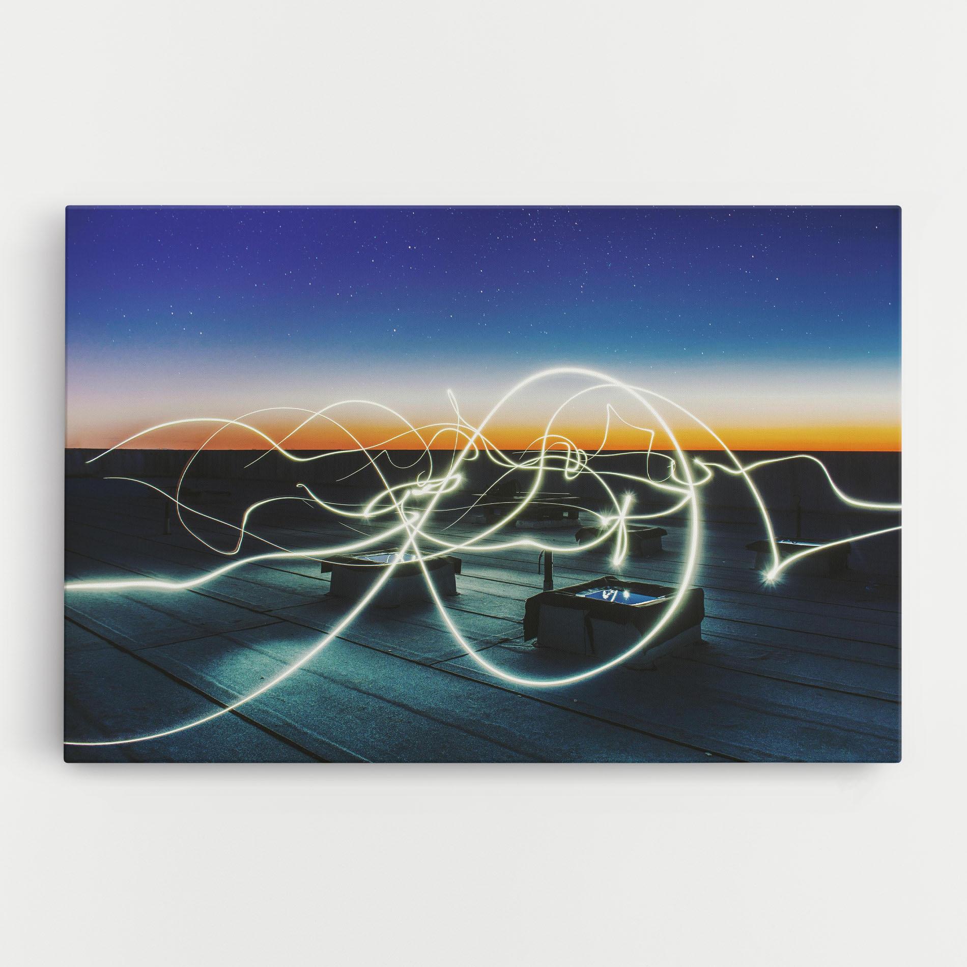 Tablou Canvas White Light Floating mockup 0