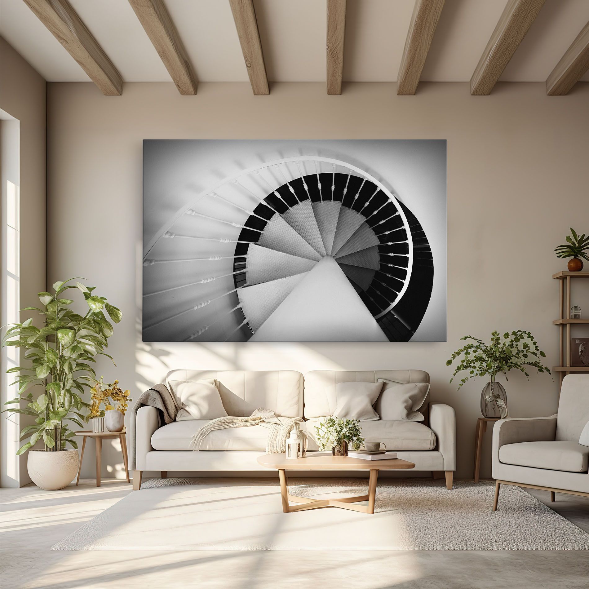 Black Circle Stairs mockup 6