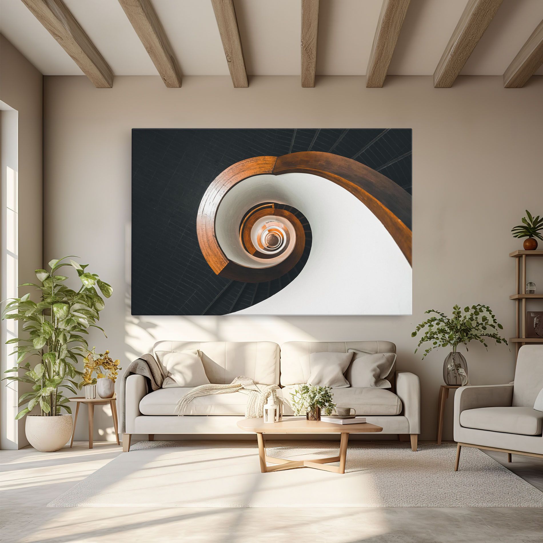 Black Spiral Stairs mockup 6