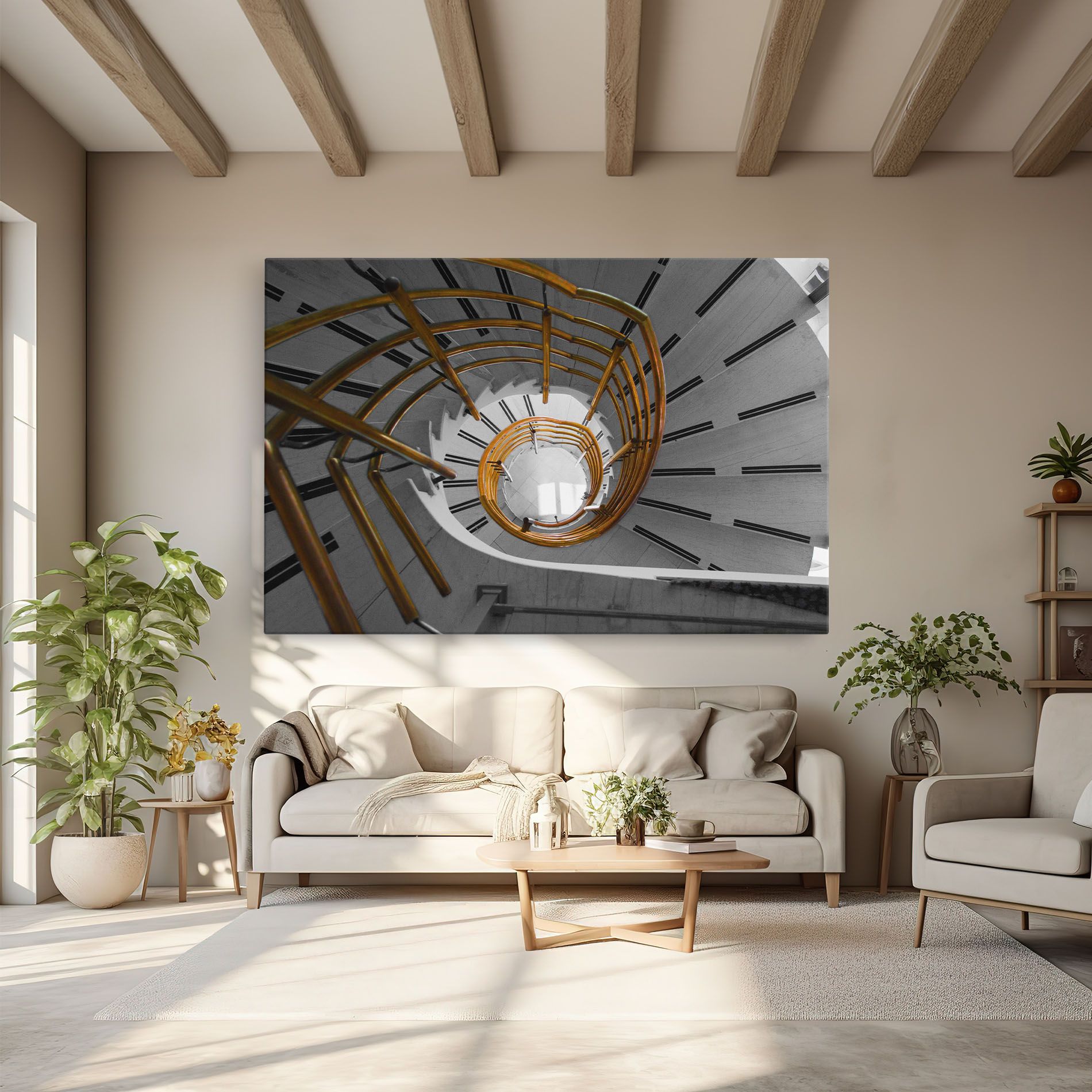 Gold Bar Stairs mockup 6