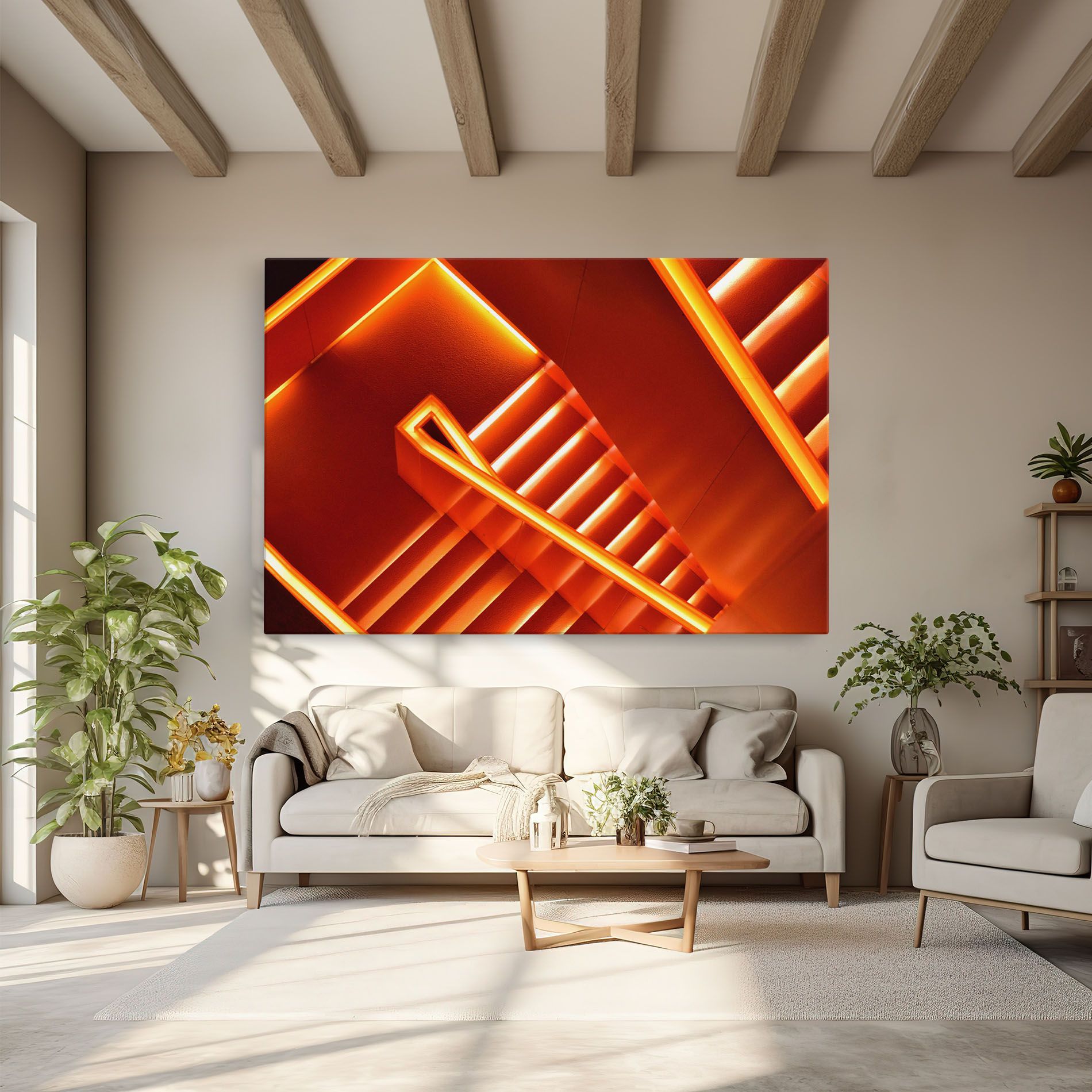 Orange Stairs mockup 6